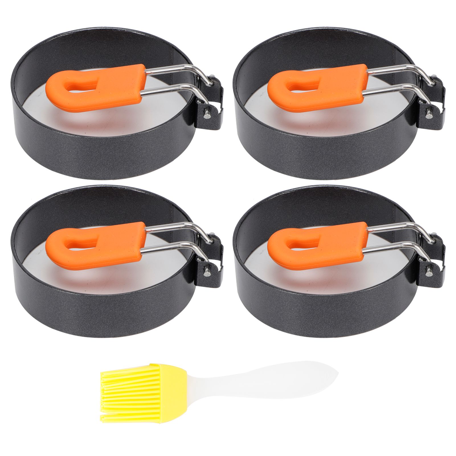 Round Egg Frying Ring with Non Stick Coating Pancake Fried Mold DIY Kitchen view 7
