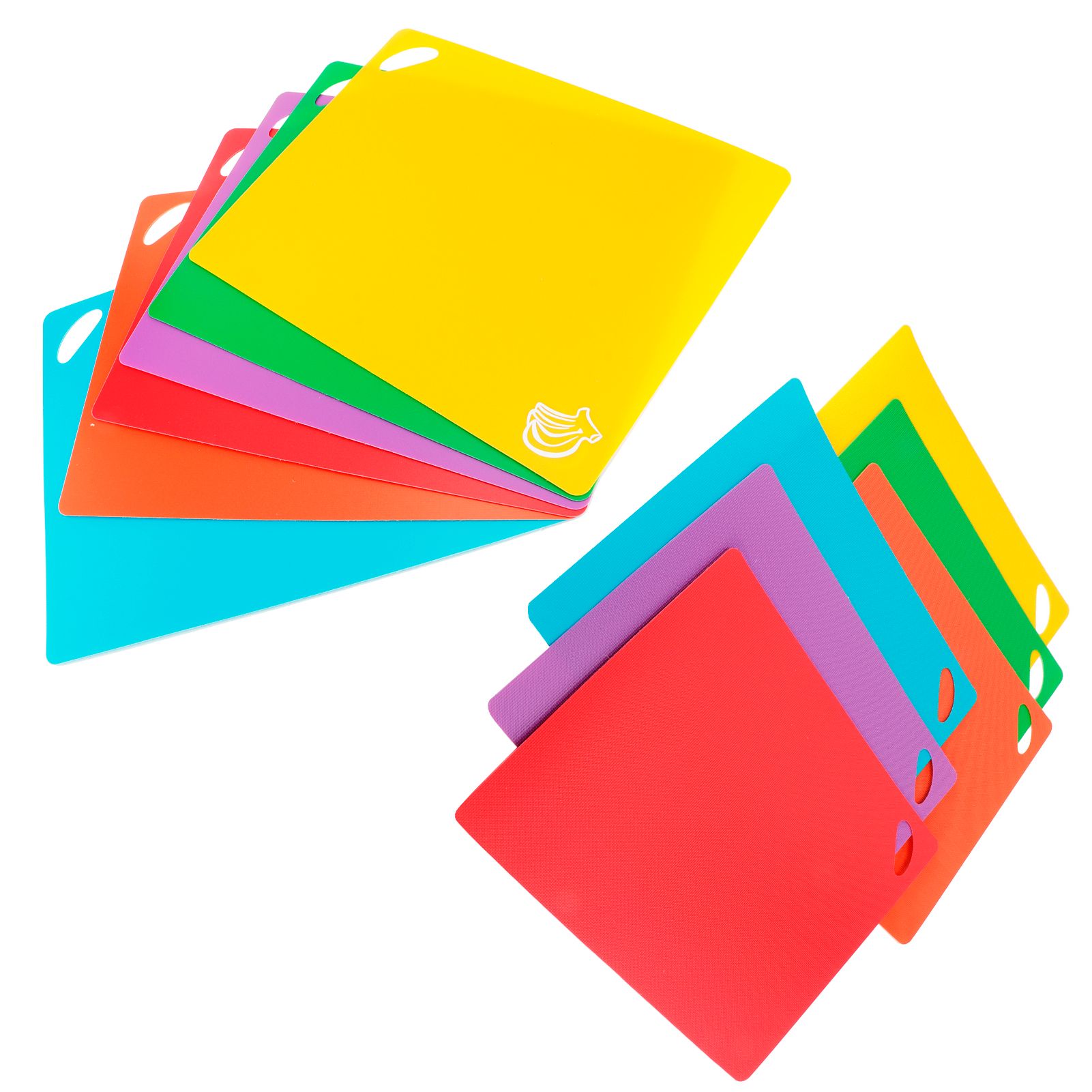 6Pcs set Cutting Board Chopping Boards Flexible NonSlip Vegetable Meat Tools view 7