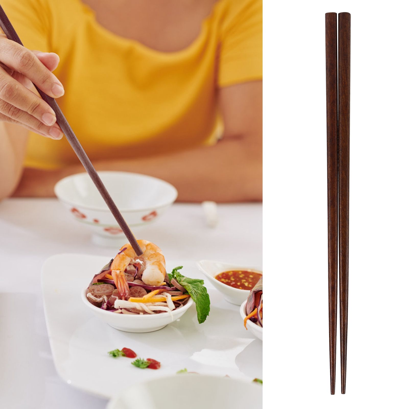 Wooden Chopsticks Portable Environmental Friendly Student Travelling Tableware view 9