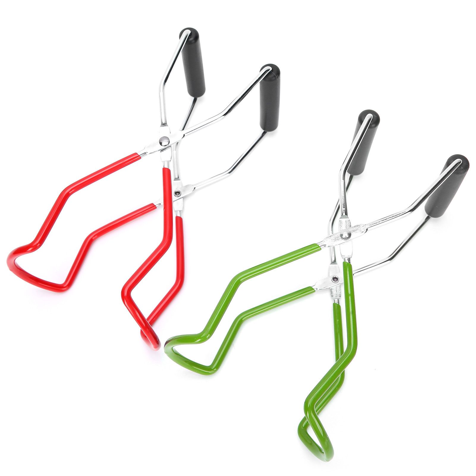 2pcs Canning Jar Lifter Tongs Stainless Steel WideMouth Feeding Bottle Clip view 8