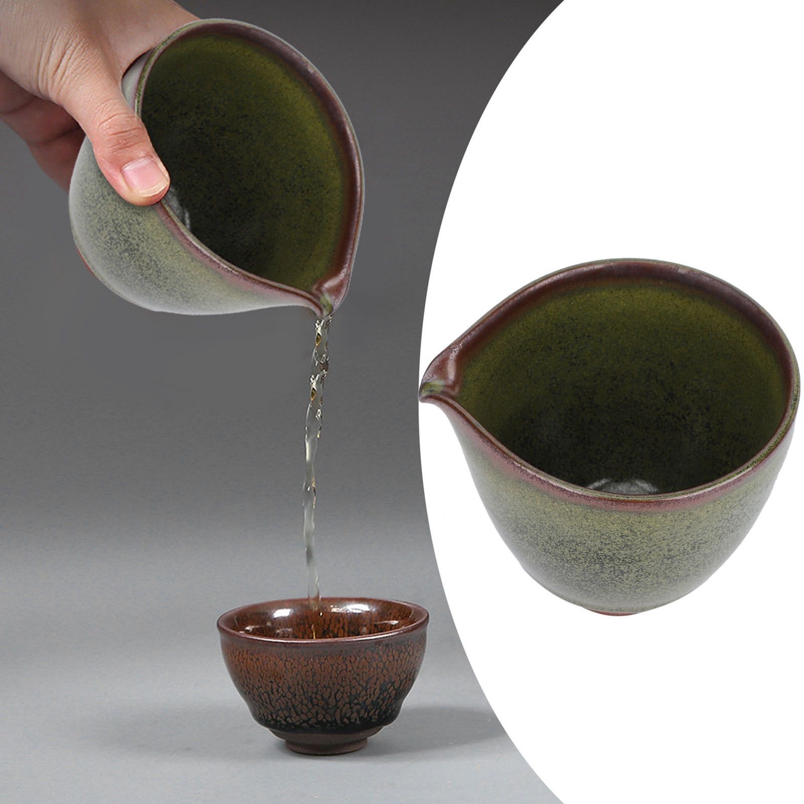 Ceramic Evenly Divided Tea Cup Drinkware Teaware Collection Gift Tea Ceremony view 10