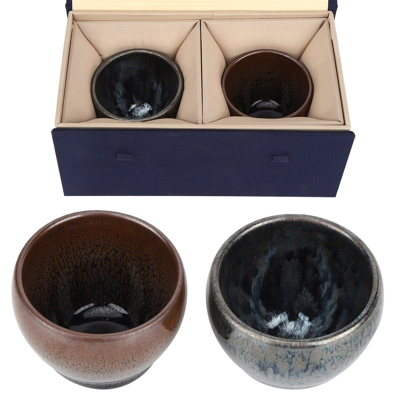 Elegant Ceramic Tea Cup Japanese Style Glaze Porcelain Teaware Set Home Decor view 8