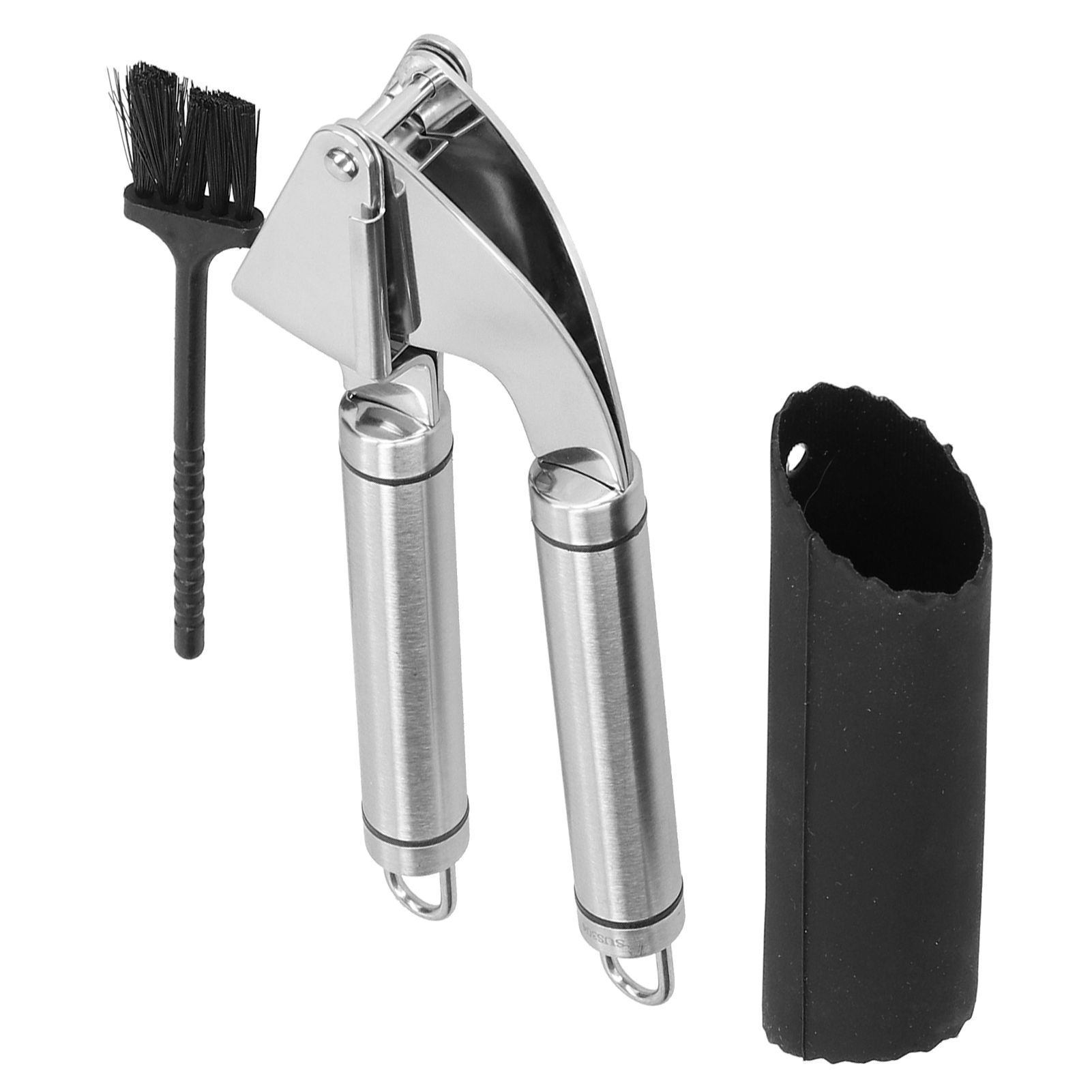 Garlic Press 304 Stainless Steel Mincer Crusher Fine Polished Mirror Kitchen Tool view 5