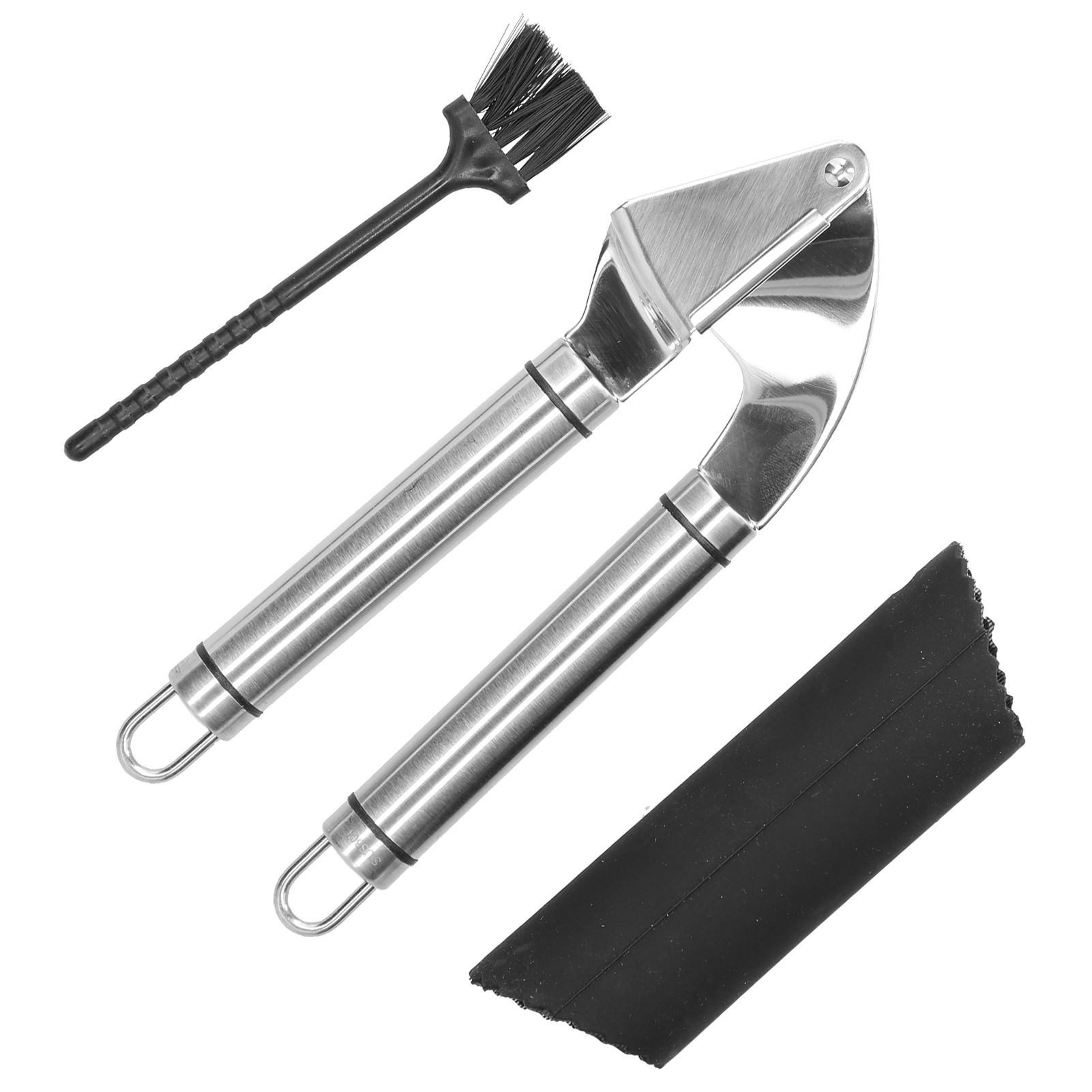 Garlic Press 304 Stainless Steel Mincer Crusher Fine Polished Mirror Kitchen Tool view 7