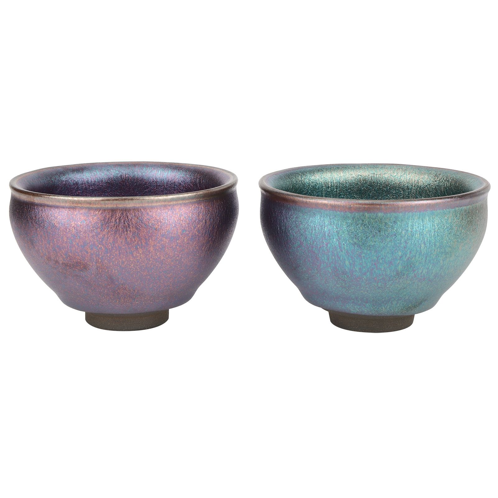 Porcelain Mugs Teacups with Ceramic Glaze Chinese Style Pottery Firing view 4