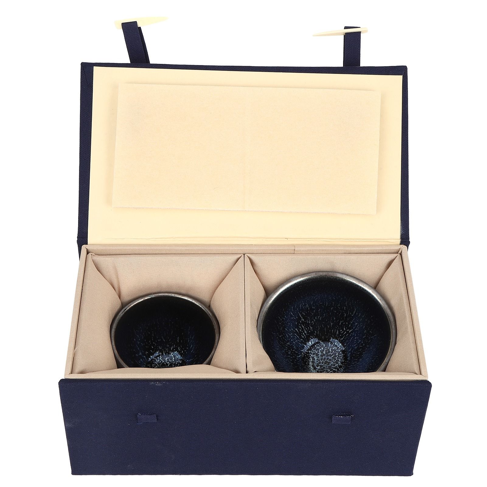 2Pcs Ceramic Cups Glazed Tea Cup Teaware Drinkware Gift Handicrafts Kitchen view 3