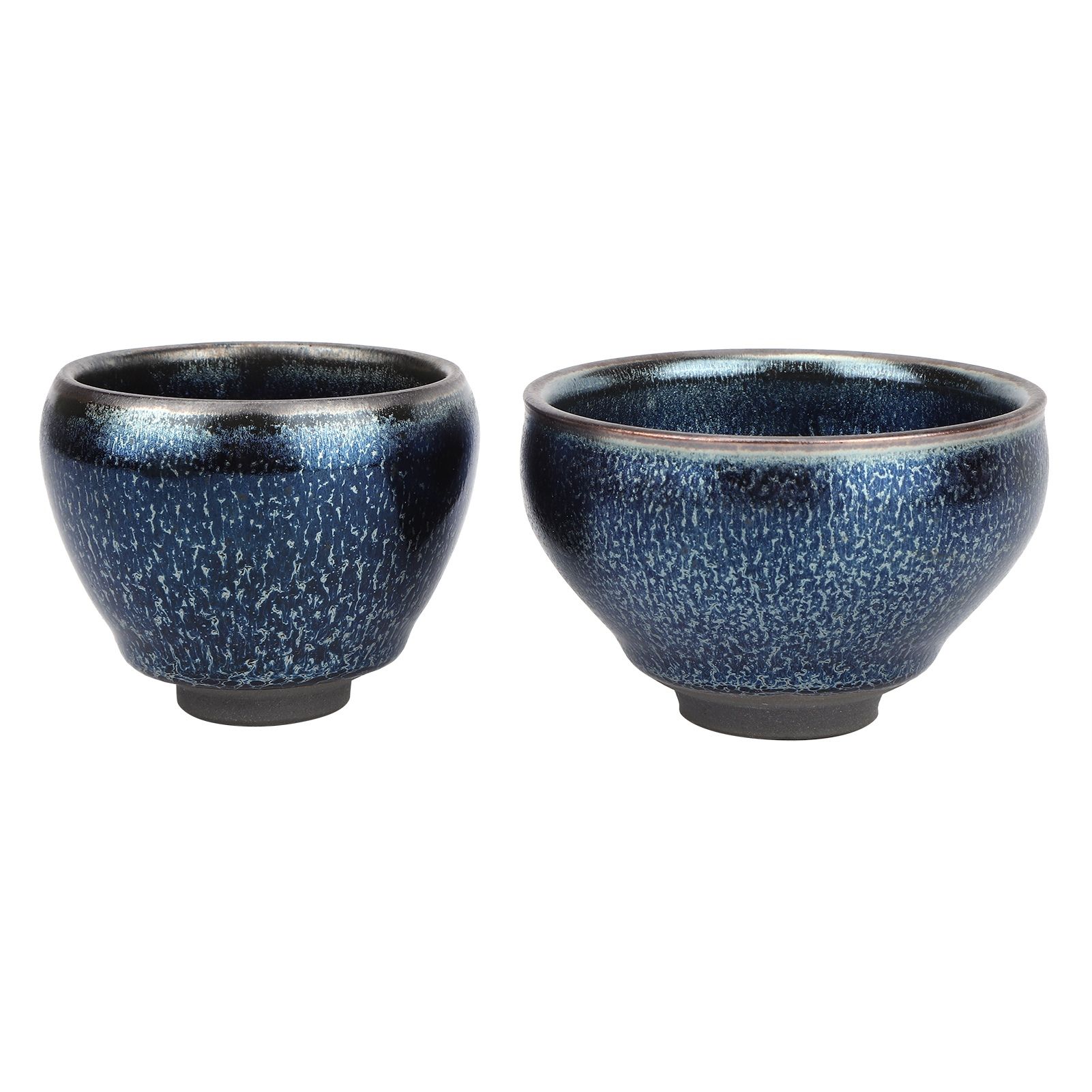 2Pcs Ceramic Cups Glazed Tea Cup Teaware Drinkware Gift Handicrafts Kitchen view 4