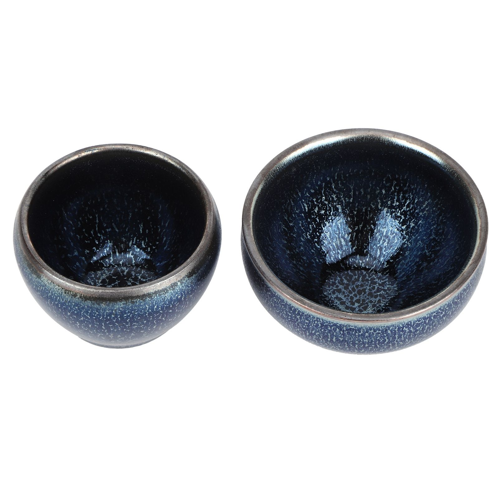 2Pcs Ceramic Cups Glazed Tea Cup Teaware Drinkware Gift Handicrafts Kitchen view 5