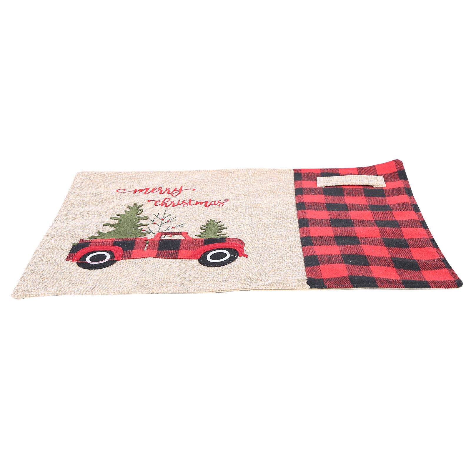 Cartoon Placemat Linen Dining Table Mat Christmas Decorations for Home Kitchen view 4