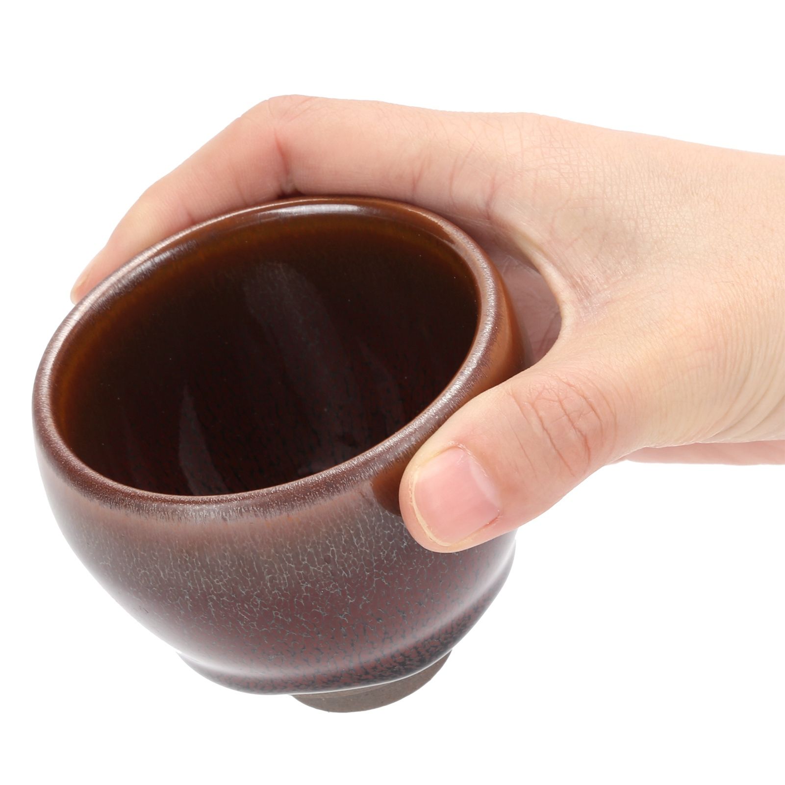 6Pcs/Set Tea Cups Ceramic Cups Kung Fu Teaware Drinkware Accessory for Home view 11