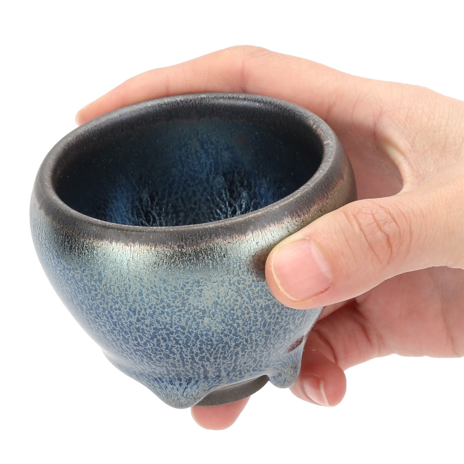 6Pcs/Set Tea Cups Ceramic Cups Kung Fu Teaware Drinkware Accessory for Home view 11