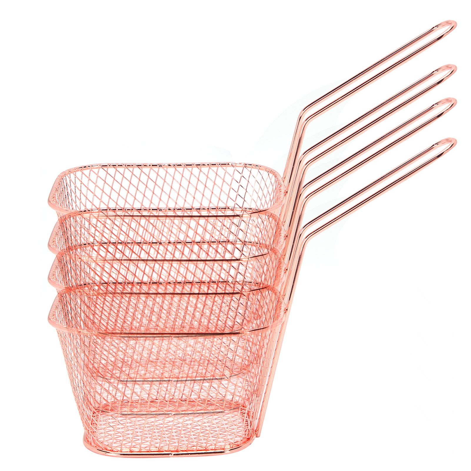 4Pcs Stainless Steel Frying Net Basket Cooking Strainer for French Fries Food view 6