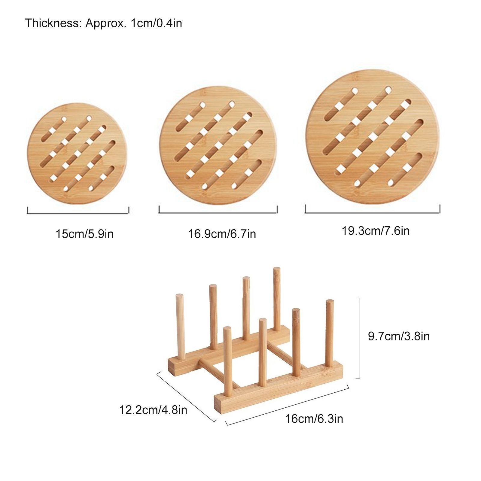 Table Mat Dining Hot Pad Cup Dish Plate Rack Holder Heat Resistant Placemat view 11