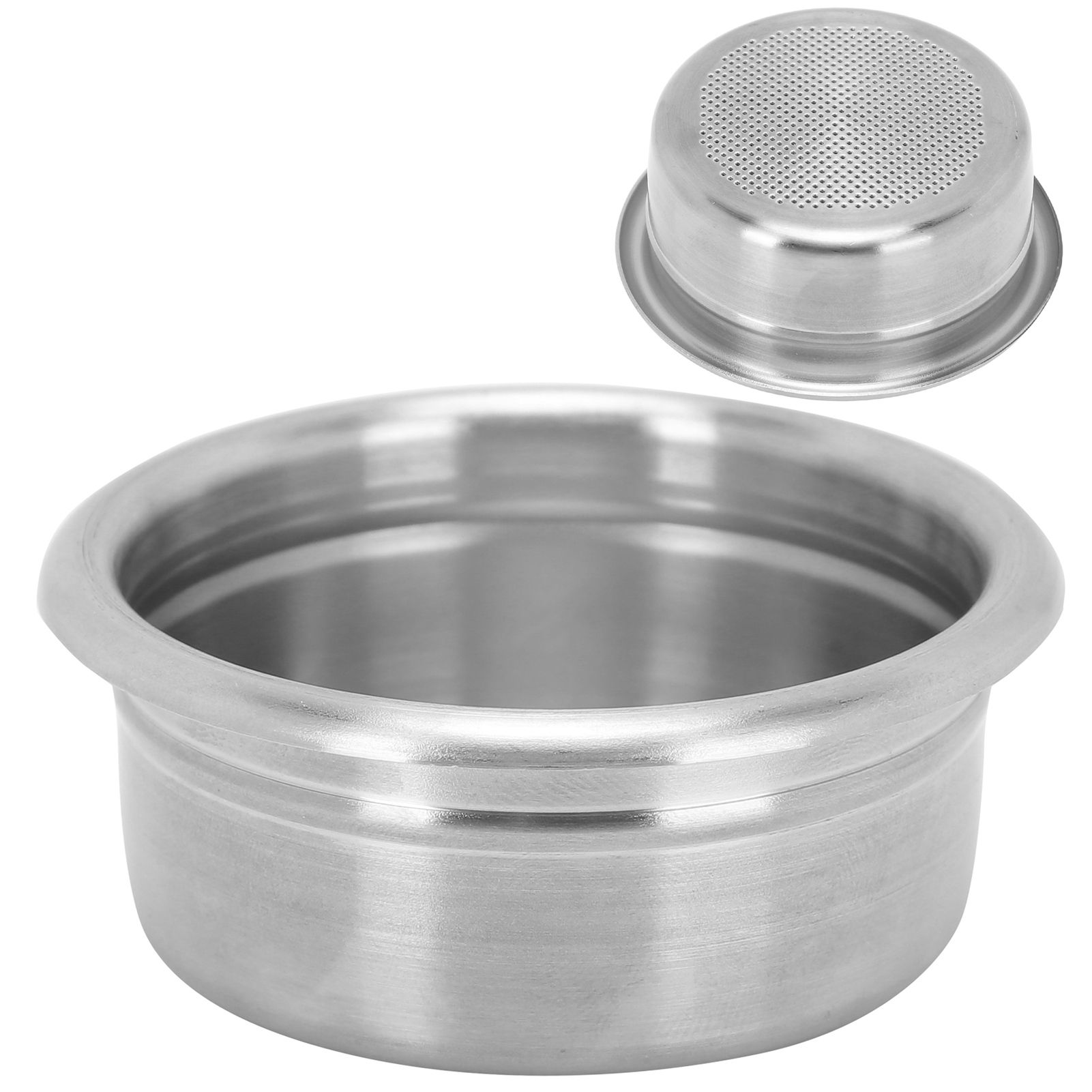58MM Double Cup Single Wall NonPressurized Porous Filter Basket Coffee Filter view 5