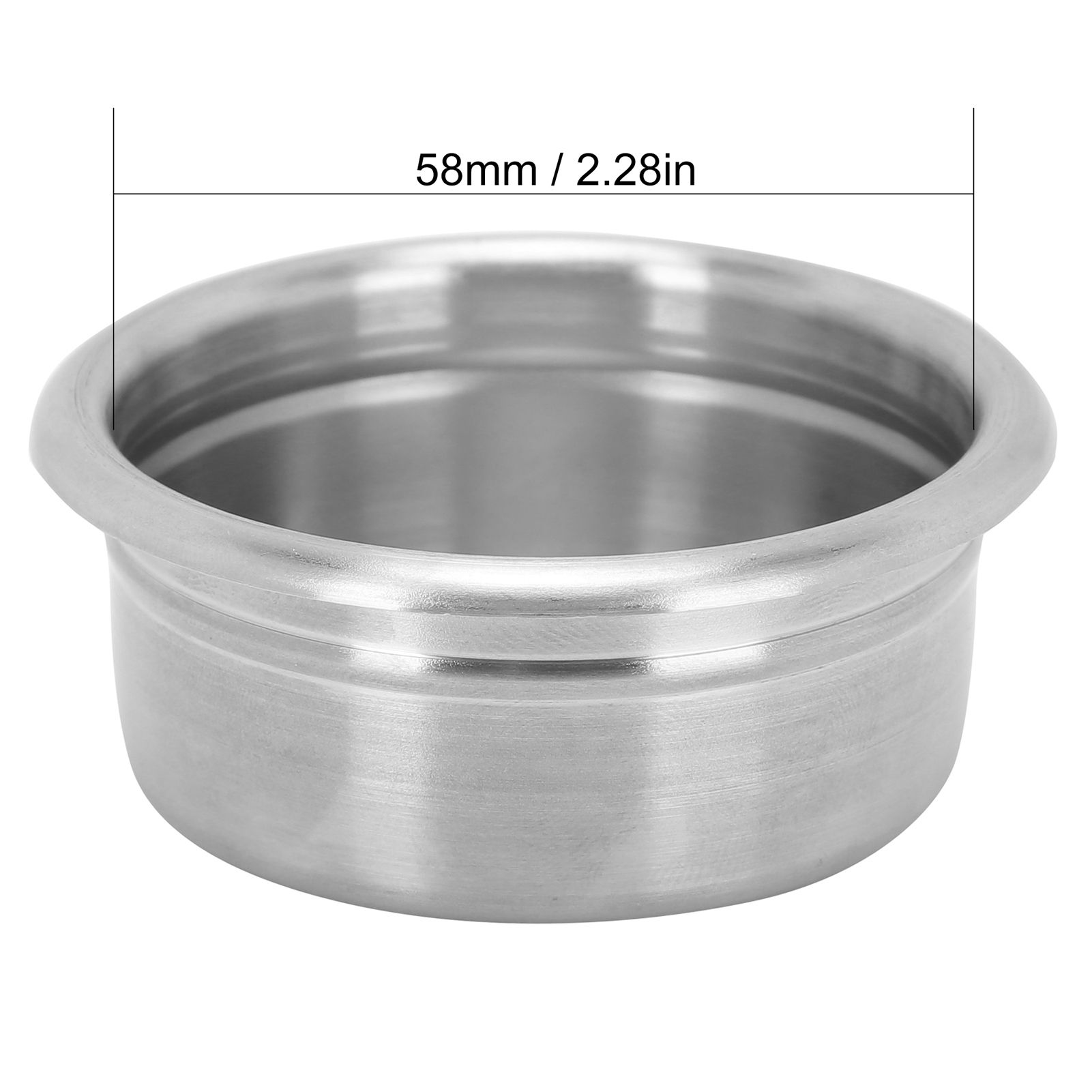 58MM Double Cup Single Wall NonPressurized Porous Filter Basket Coffee Filter view 11