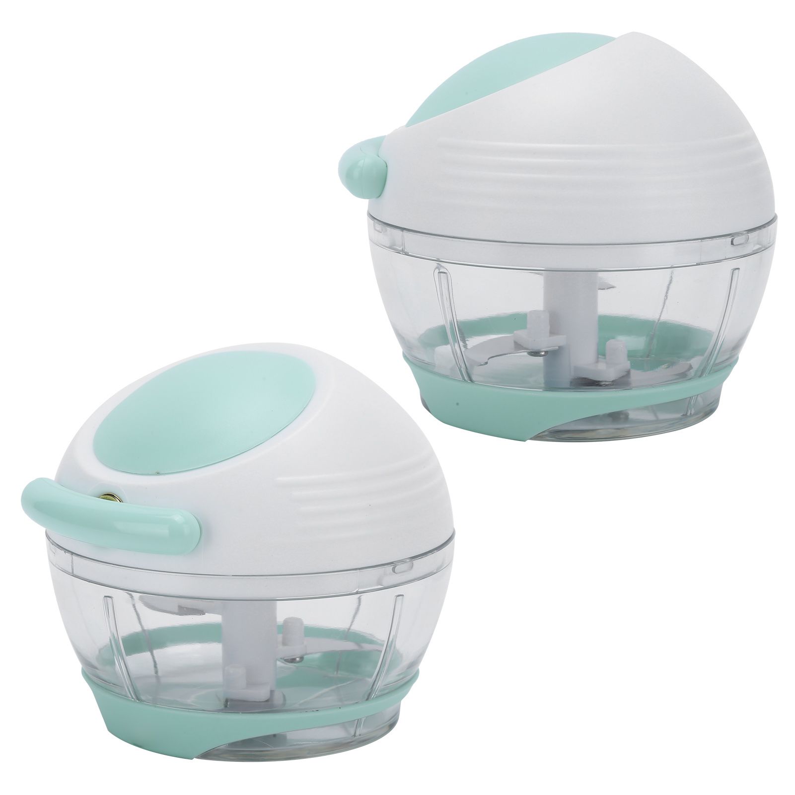 2PCS MultiFunction Vegetable Cutter Manual Garlic Food Chopper Meat Grinder view 8
