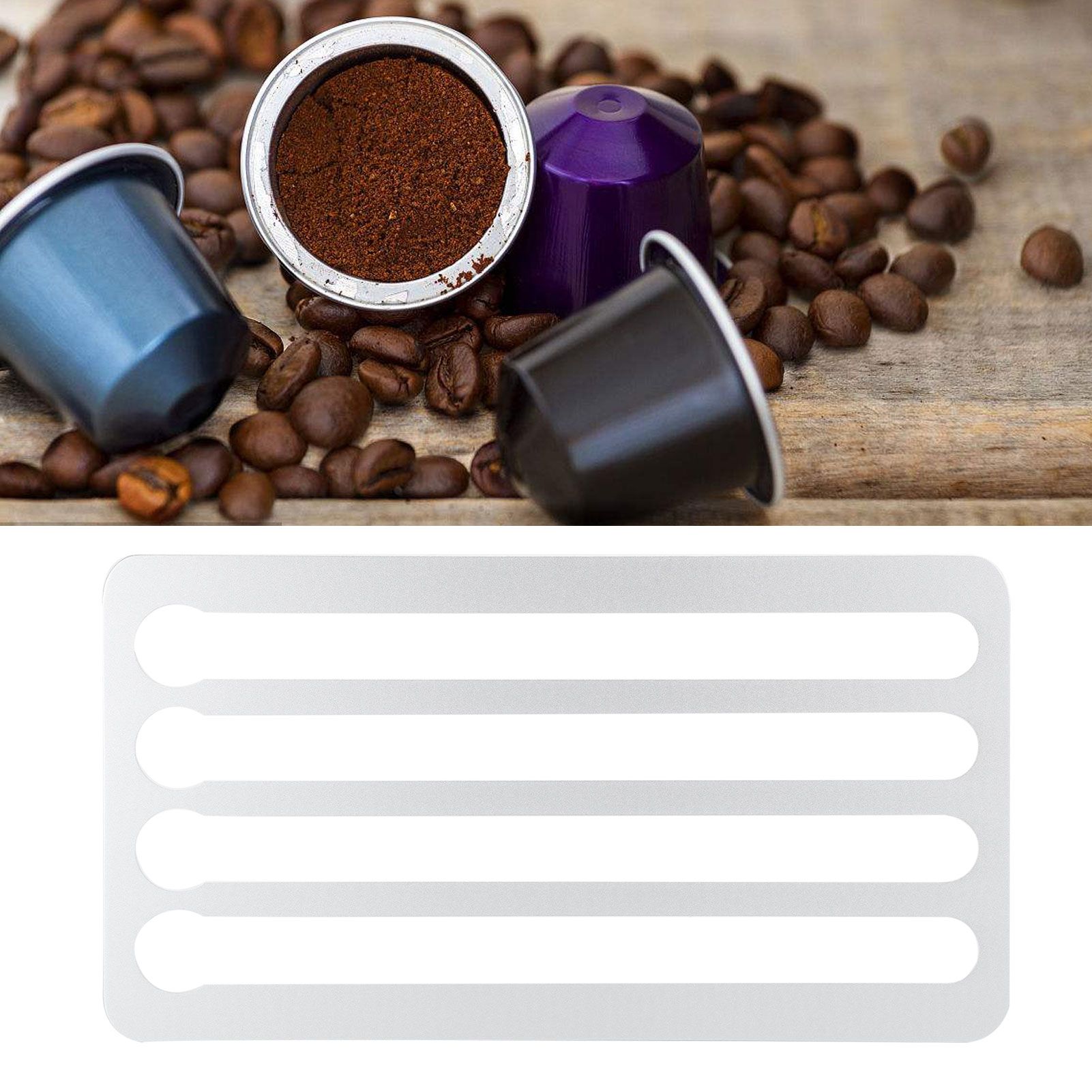 Coffee Capsule Holder Stand Wall Mounted Capsules Storage Rack Organizer for view 10