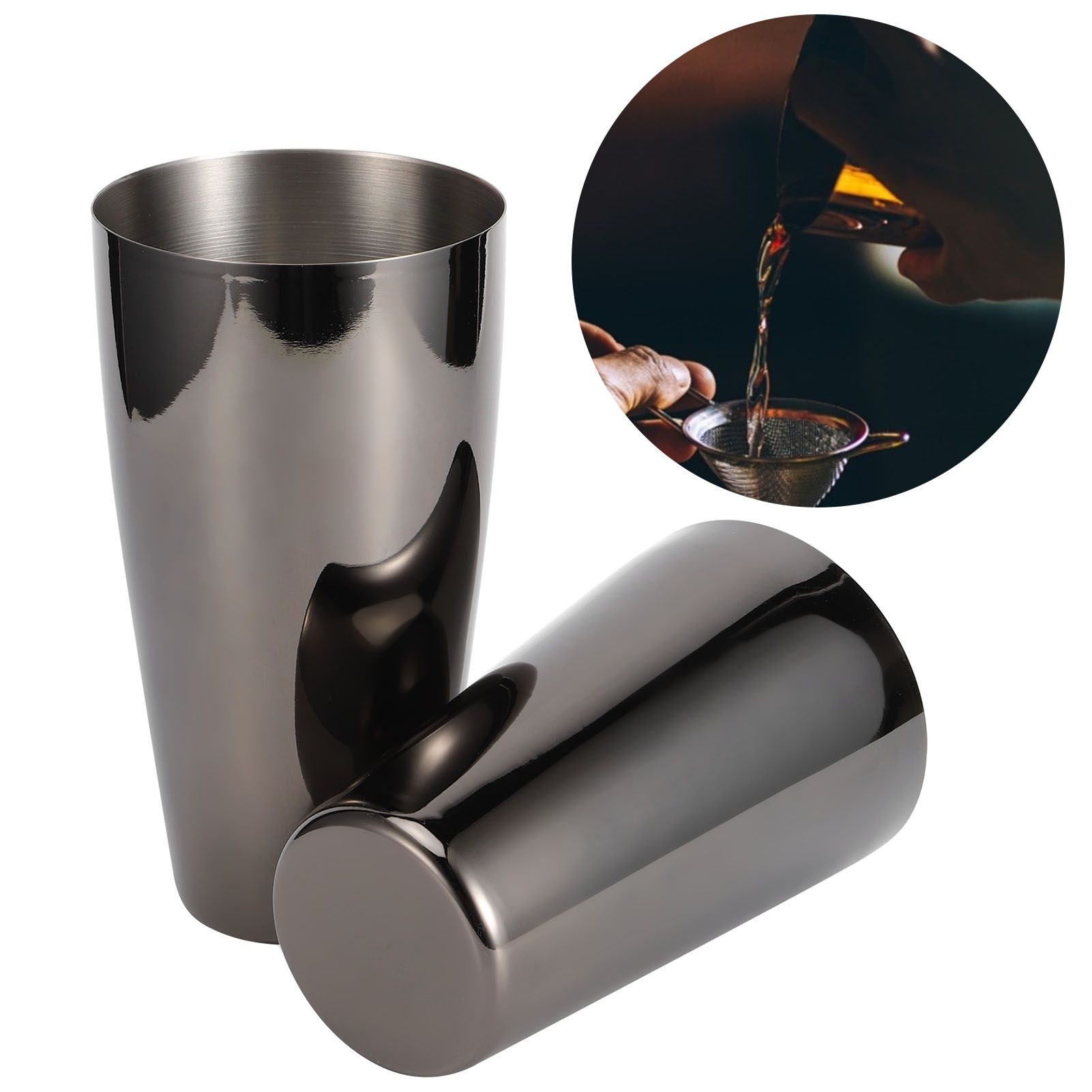 Cocktail Shaker Set 304 Stainless Steel Wine Drink Mixer Party Bar Bartender view 10