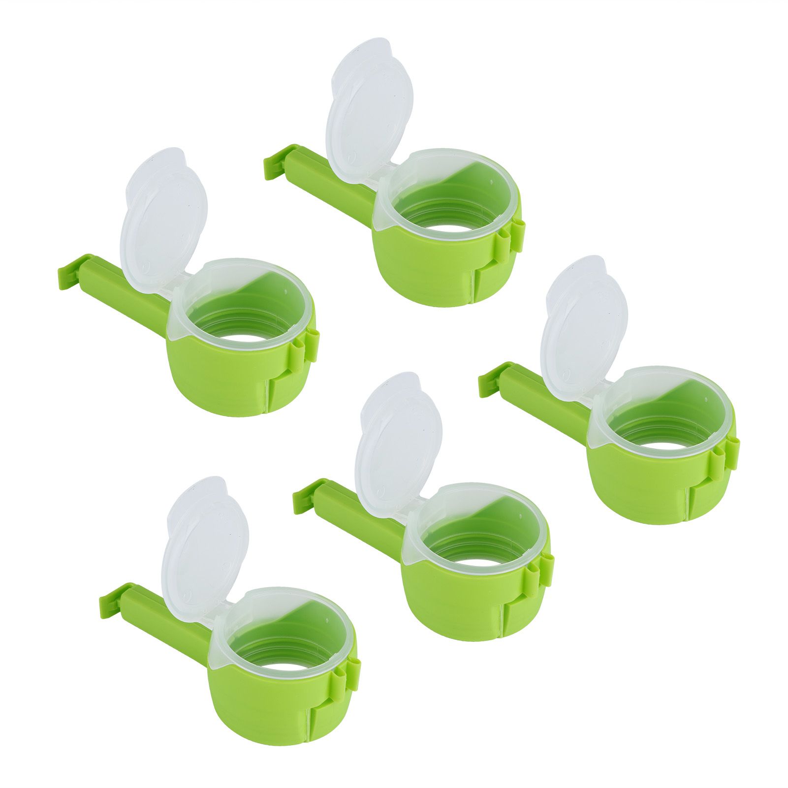 5Pcs Reuseable Plastic Food Sealing Clip with Pour Spouts for Storage Food view 8