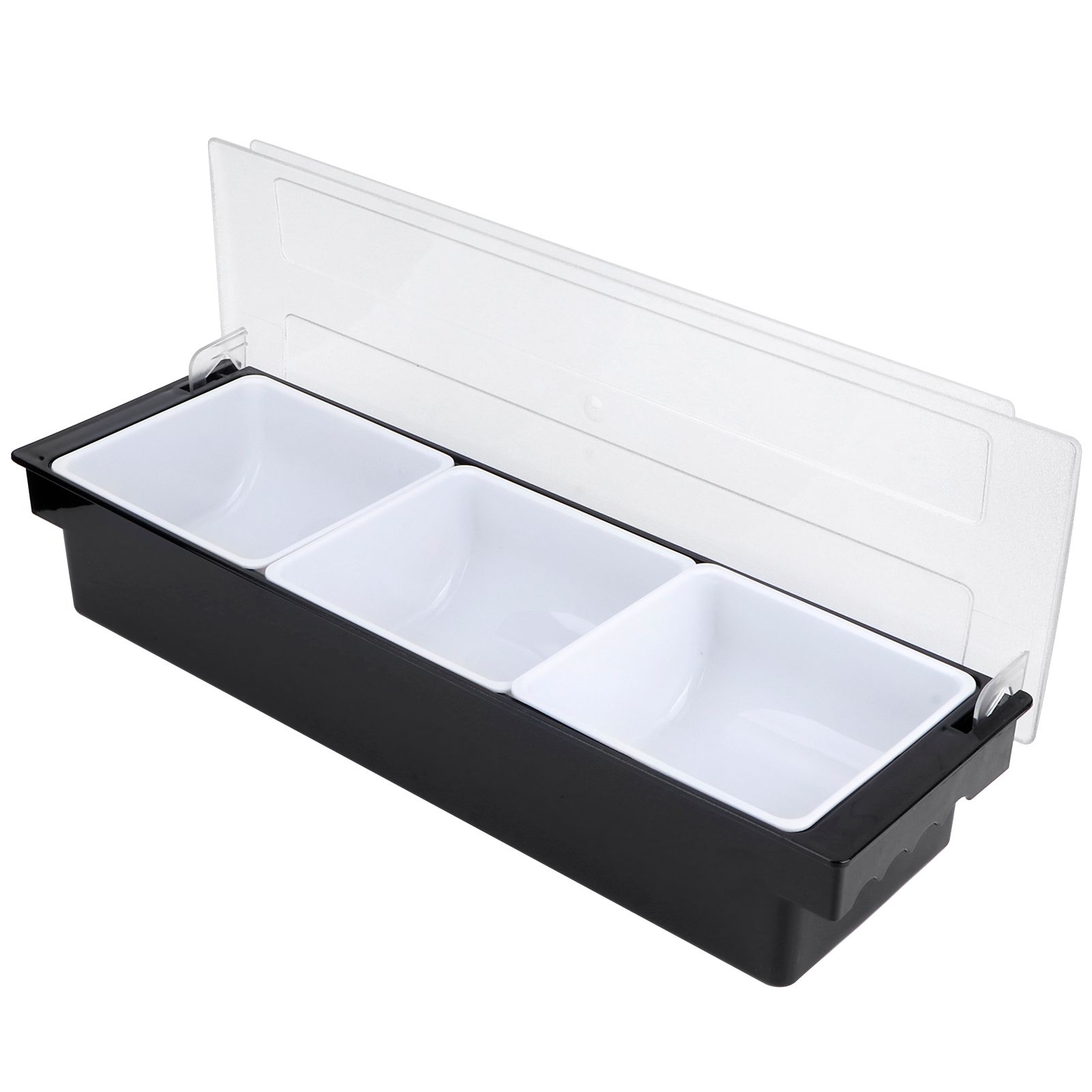 Seasoning Box with Lid Bar Condiment Holder Fruit Case Dispenser Milk Tea Shop view 3