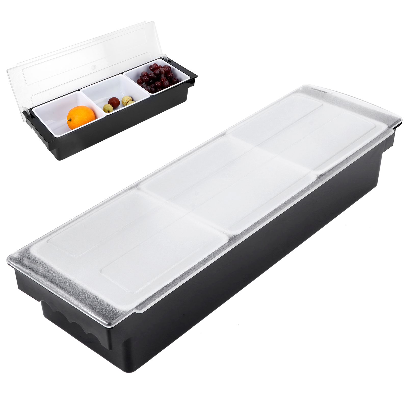 Seasoning Box with Lid Bar Condiment Holder Fruit Case Dispenser Milk Tea Shop view 8