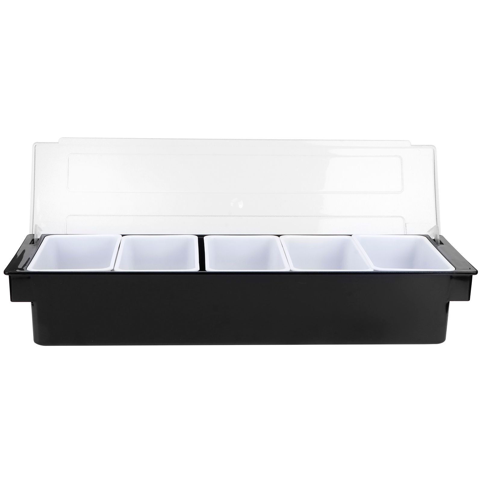 Seasoning Box with Lid Bar Condiment Holder Fruit Case Dispenser Milk Tea Shop view 2