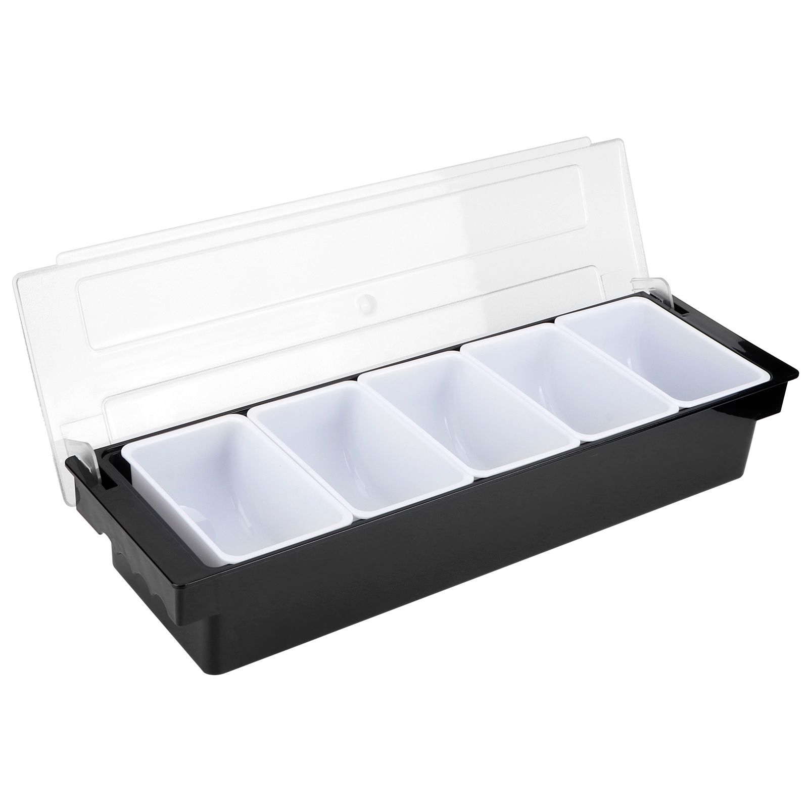 Seasoning Box with Lid Bar Condiment Holder Fruit Case Dispenser Milk Tea Shop view 4
