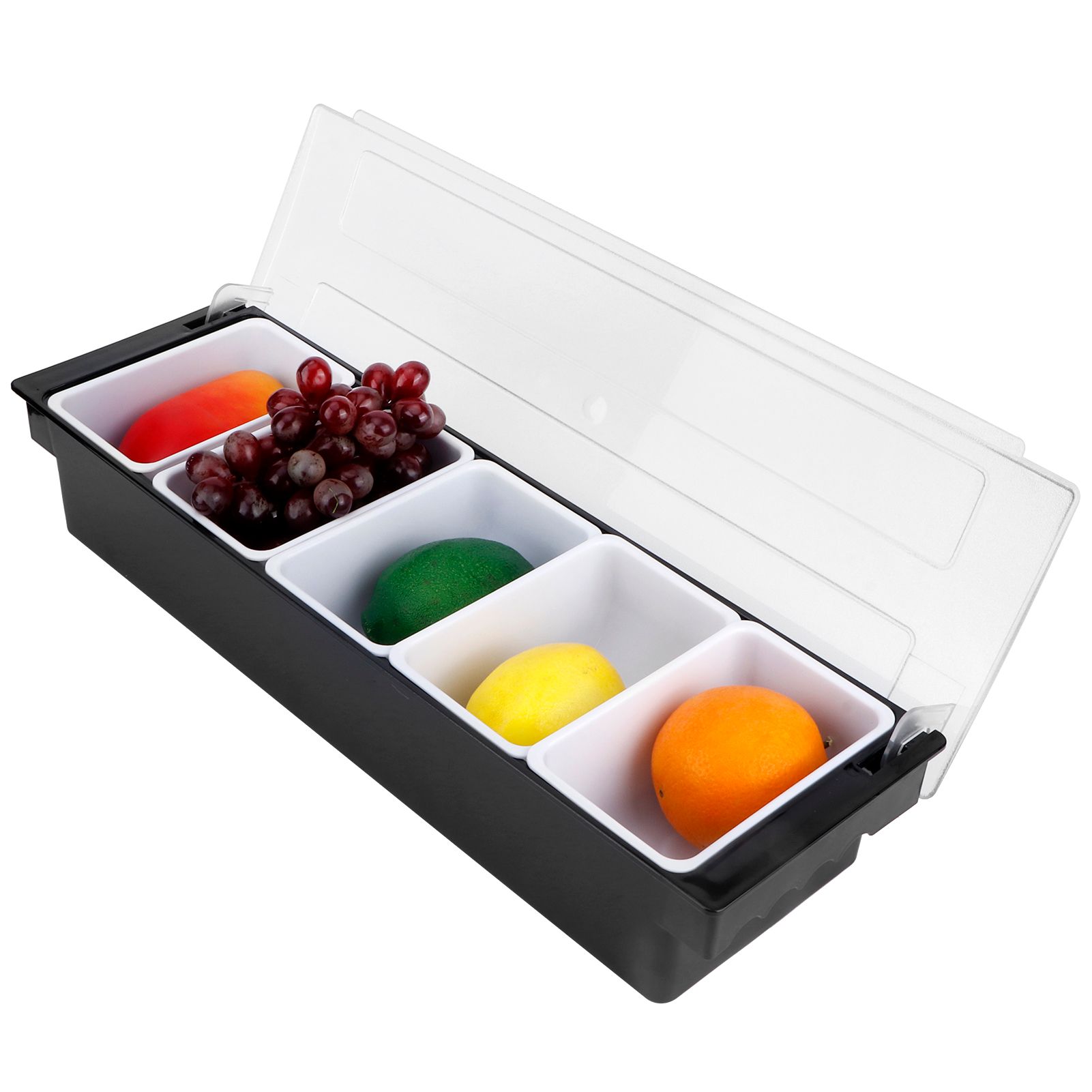 Seasoning Box with Lid Bar Condiment Holder Fruit Case Dispenser Milk Tea Shop view 9