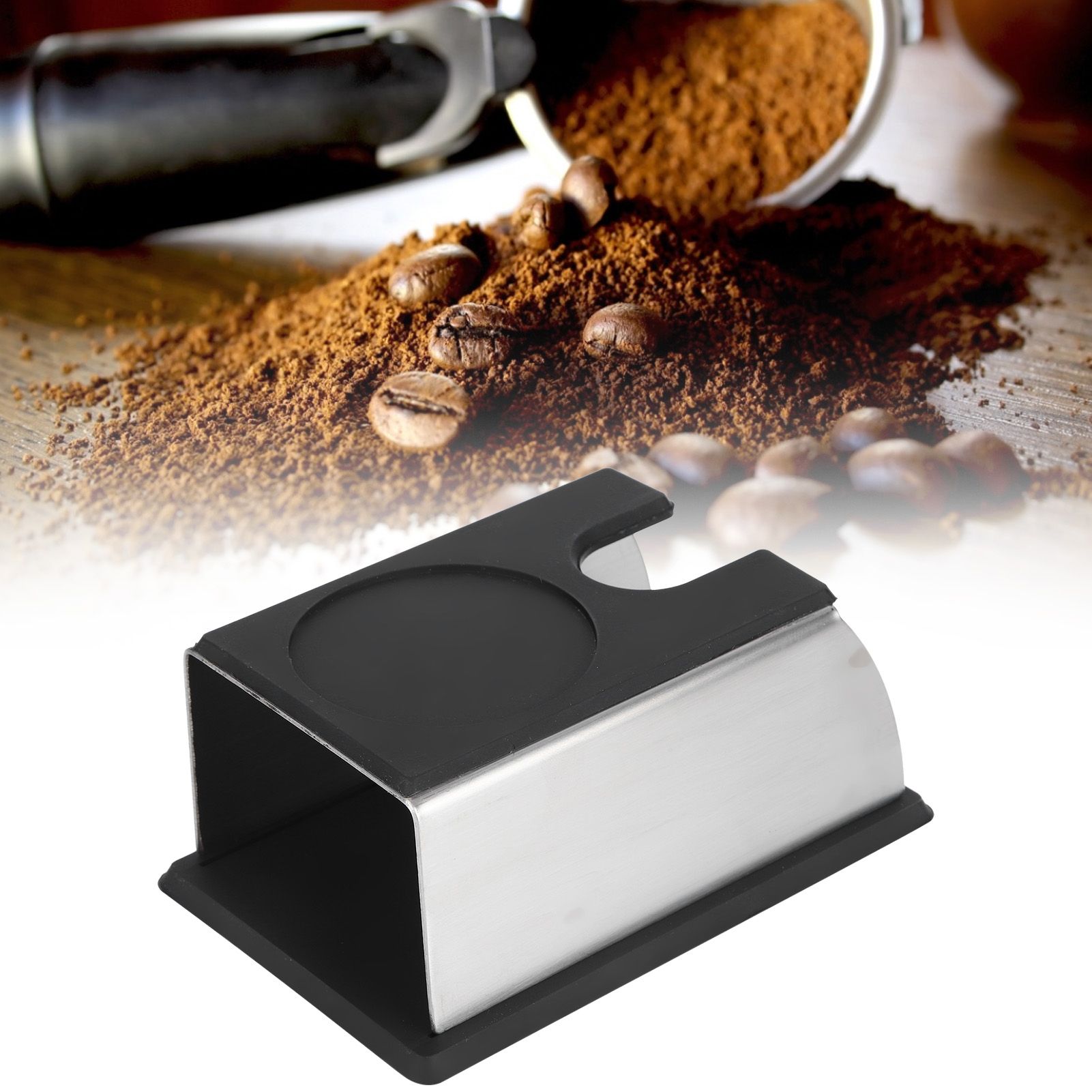 Non Slip Coffee Tamper Holder Stand Rack Tamping Station Mat Coffee Tool view 9