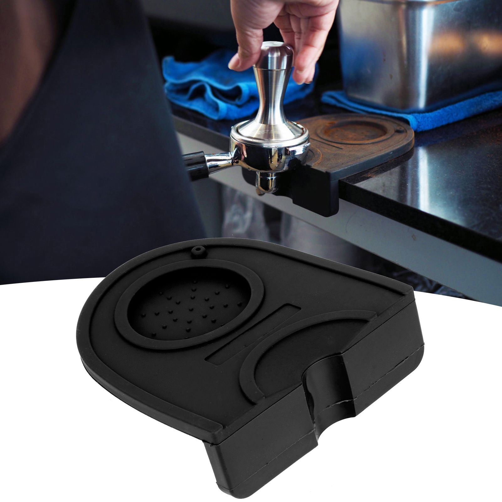 Silicone Coffee Tamper Mat Pad Coffee Tamper Holder Machine Accessories view 10
