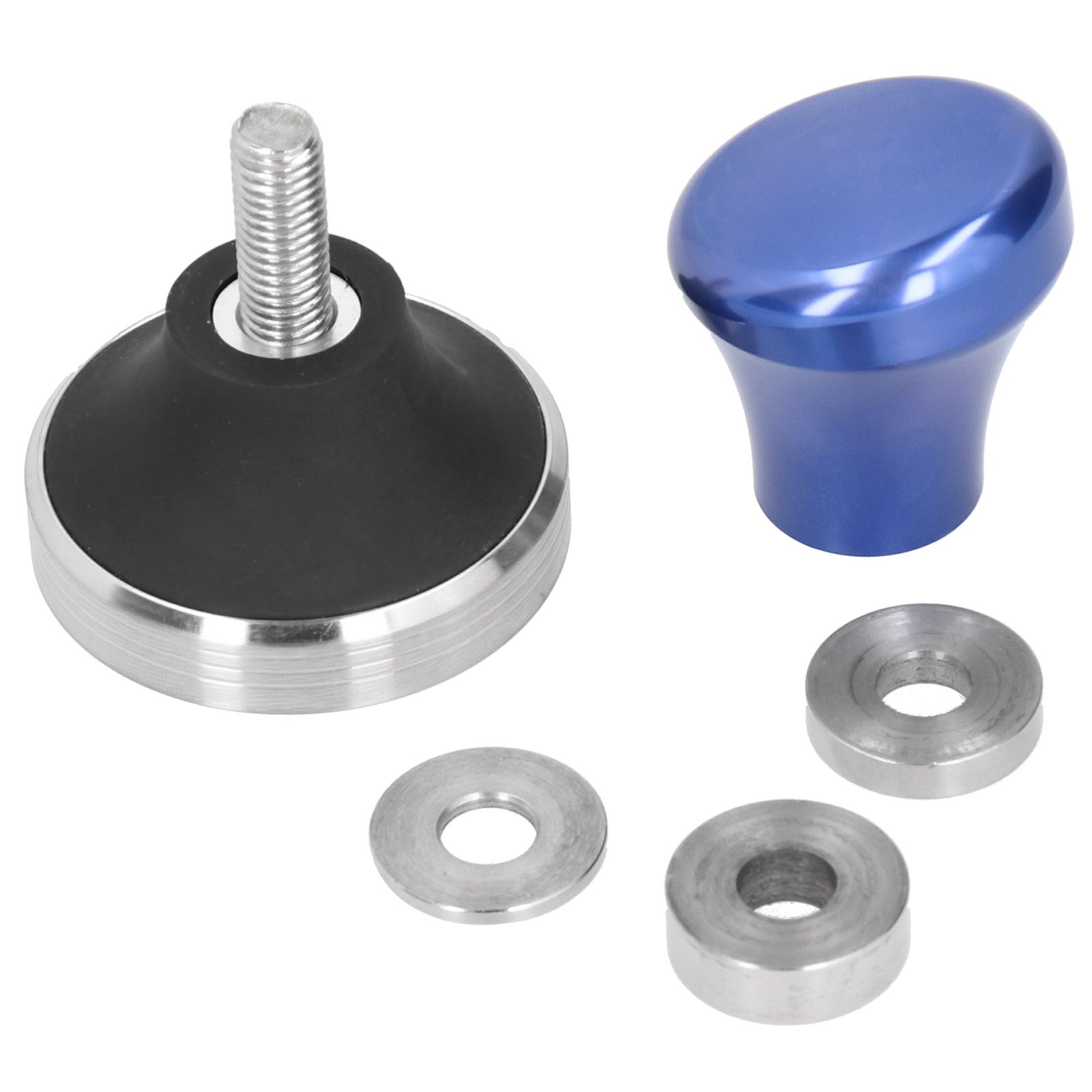 58mm Flat Coffee Tamper Stainless Steel Base Coffee Powder Hammer Kitchen view 8