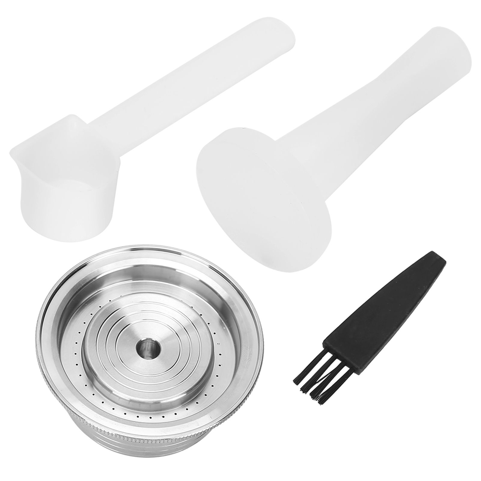 Coffee Capsule Stainless Steel Reusable Refillable Coffee Filter Kit for view 8