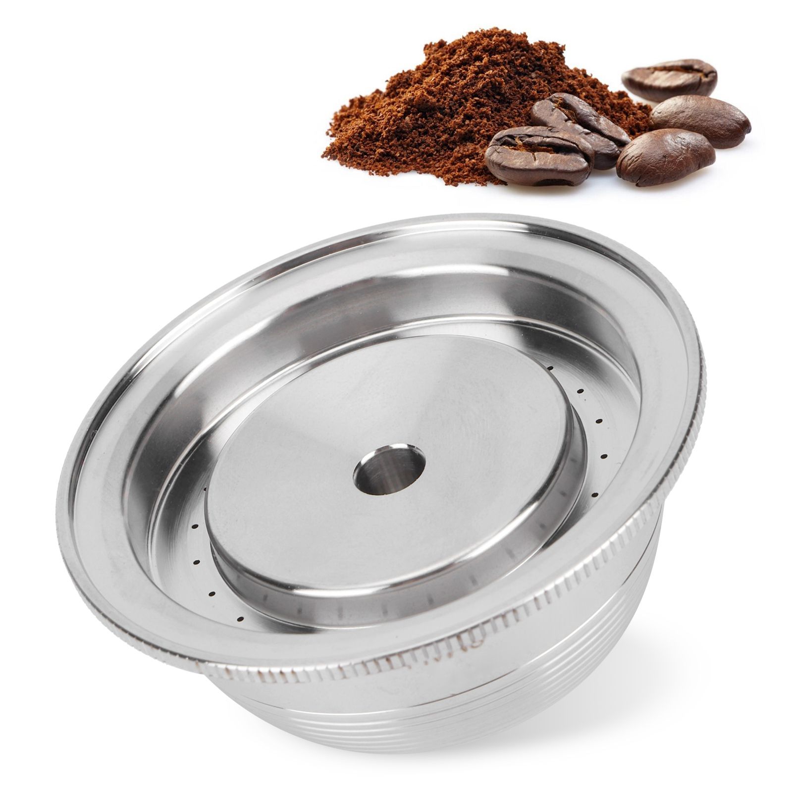 Coffee Capsule Set 304 Stainless Steel Reusable Refillable Filter for view 9