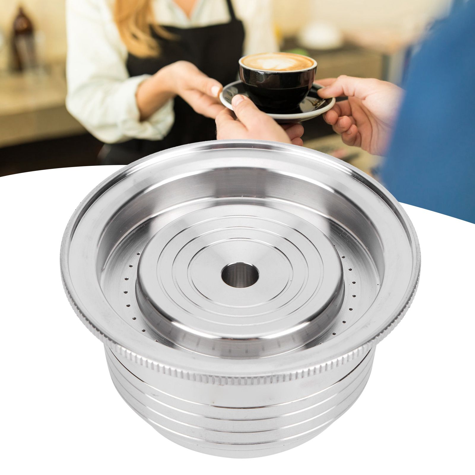 230ml Coffee Capsule 304 Stainless Steel Hemispherical Filter for Nespresso view 9