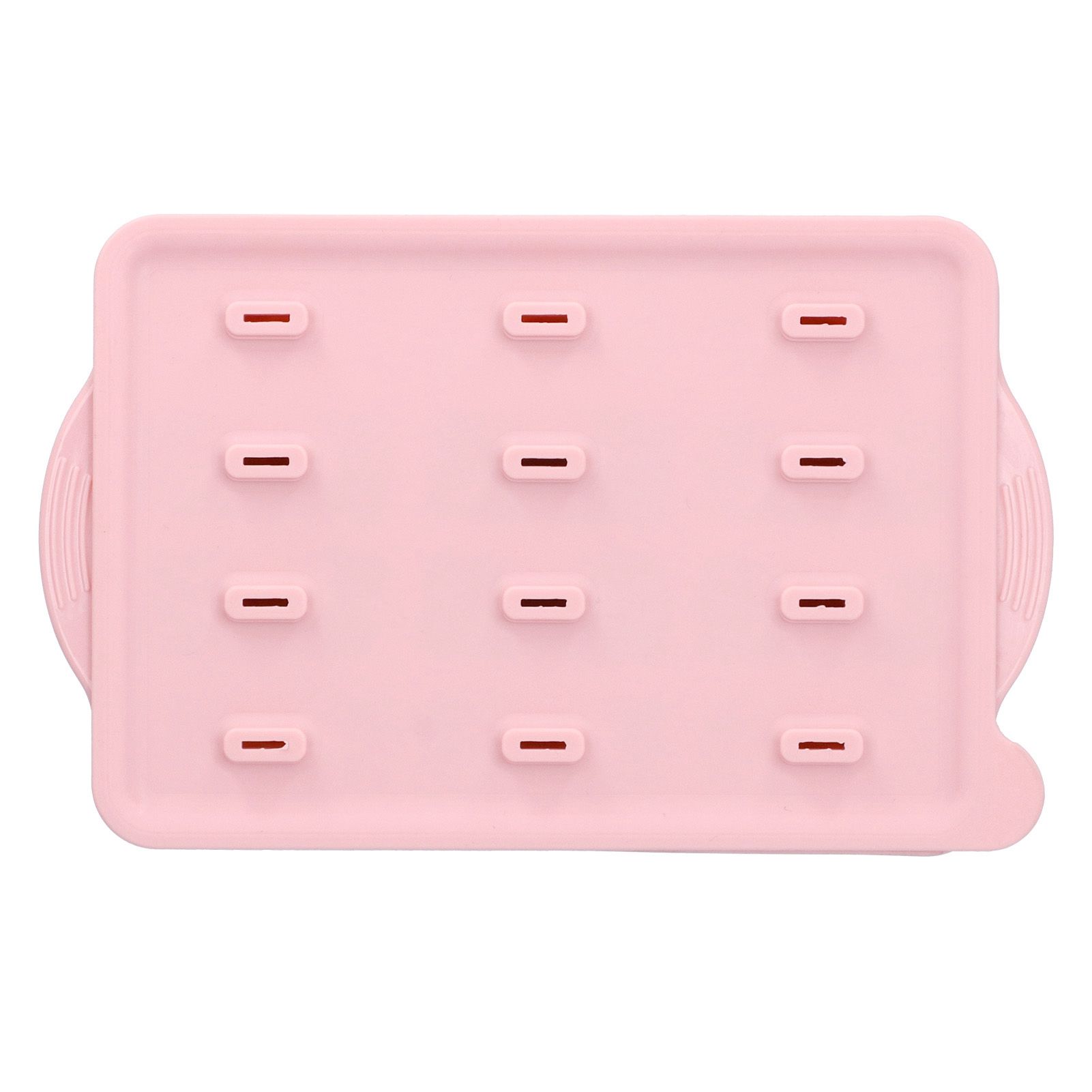 12 Grids Silicone Ice Cream Molds Tray Ice Cream Makers Mould with Lid and 50 view 3
