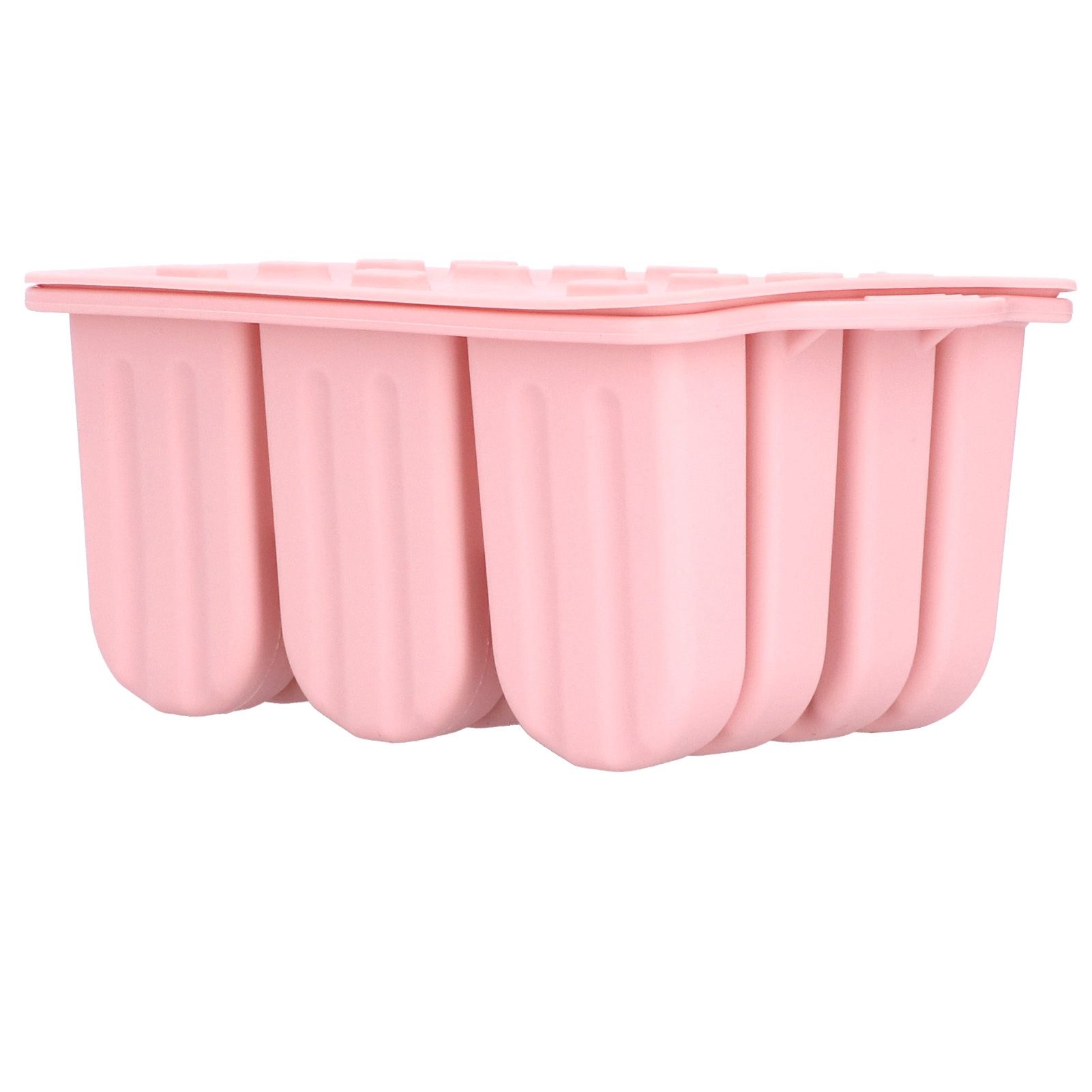 12 Grids Silicone Ice Cream Molds Tray Ice Cream Makers Mould with Lid and 50 view 4
