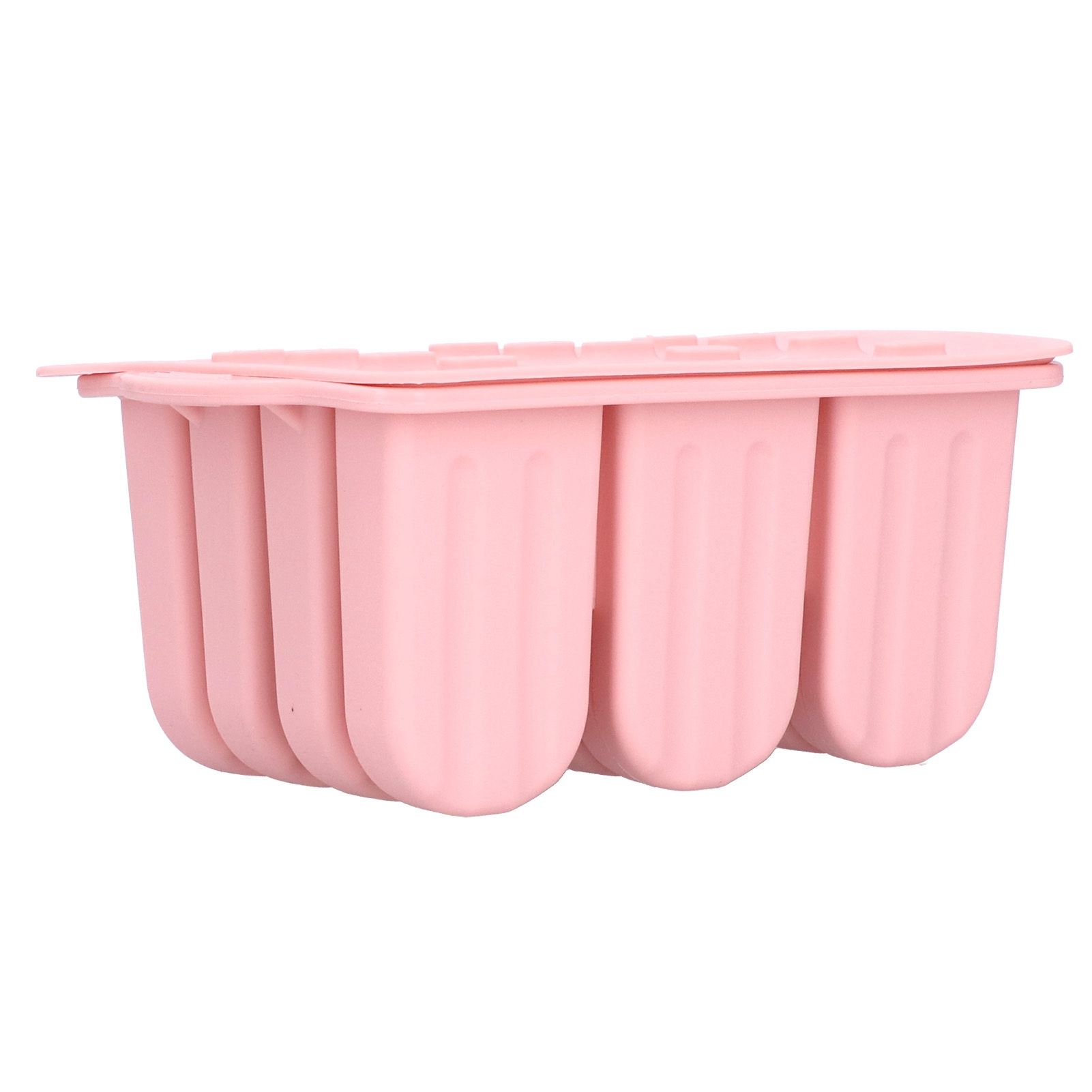 12 Grids Silicone Ice Cream Molds Tray Ice Cream Makers Mould with Lid and 50 view 5