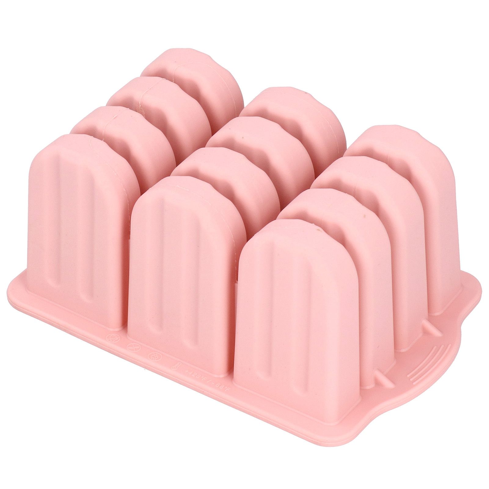 12 Grids Silicone Ice Cream Molds Tray Ice Cream Makers Mould with Lid and 50 view 11