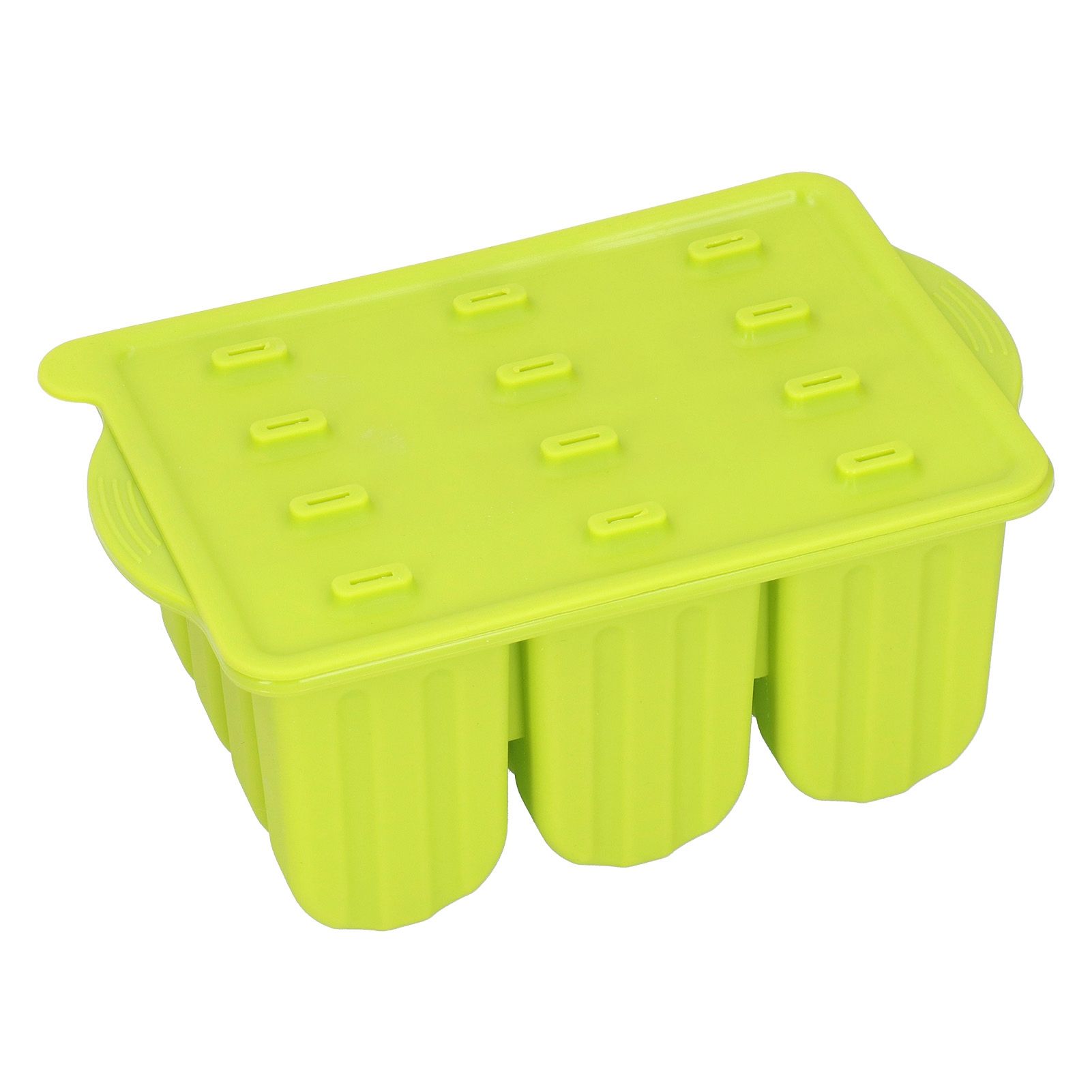 12 Grids Silicone Ice Cream Molds Tray Ice Cream Makers Mould with Lid and 50 view 7