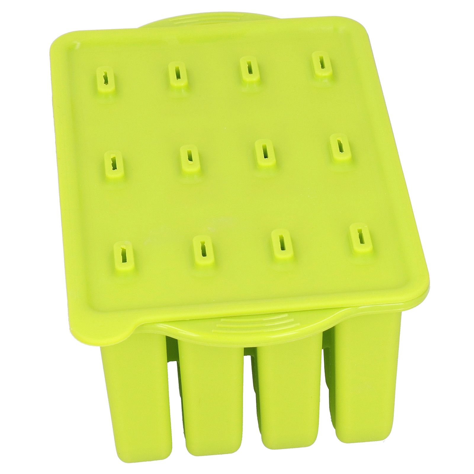 12 Grids Silicone Ice Cream Molds Tray Ice Cream Makers Mould with Lid and 50 view 8