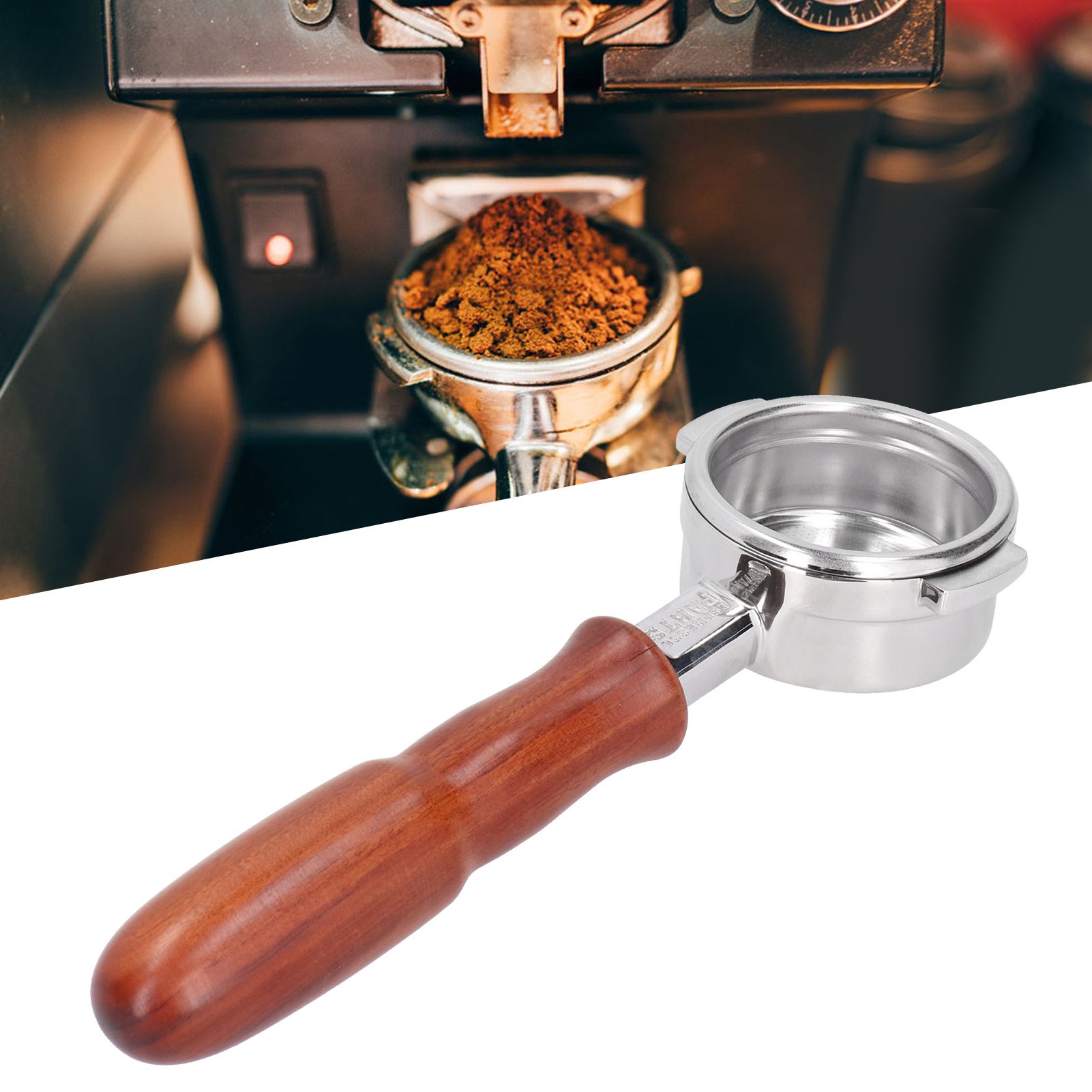 Bottomless Portafilter 304 Stainless Steel Coffee Filter Holder for La view 10