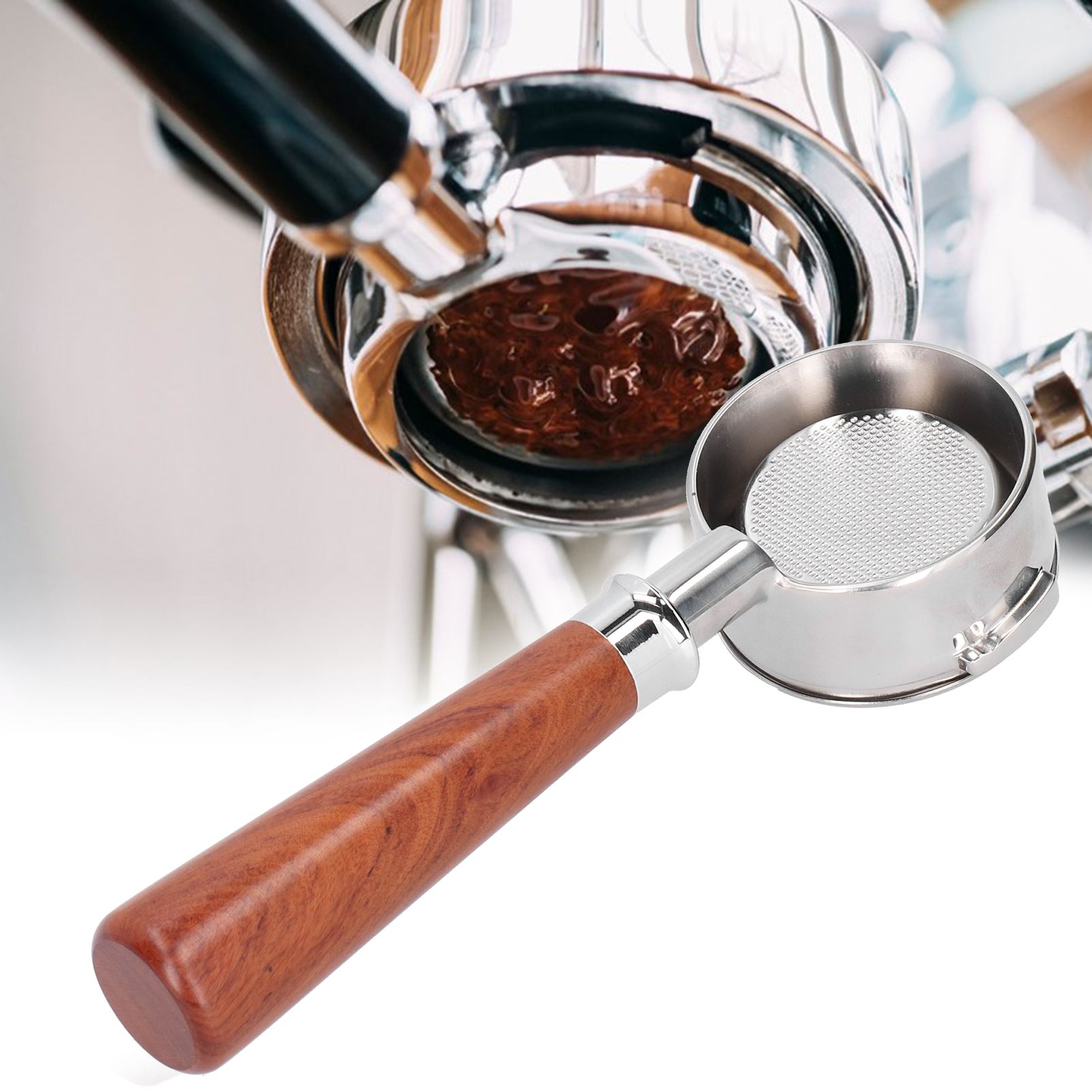 Portafilter 304 Stainless Steel Coffee Bottomless Handle 58mm Fit for WELHOME view 9