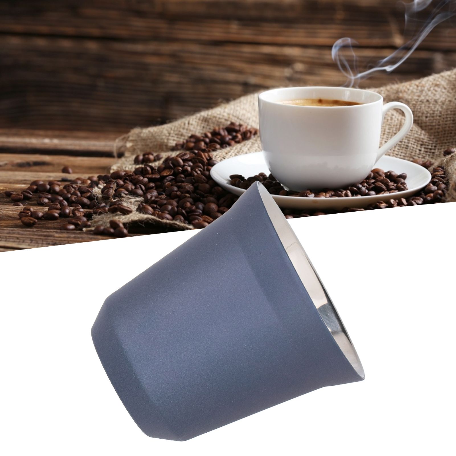 Stainless Steel Coffee Cup Double Wall Insulated Drinking Cup Mug for Home view 10