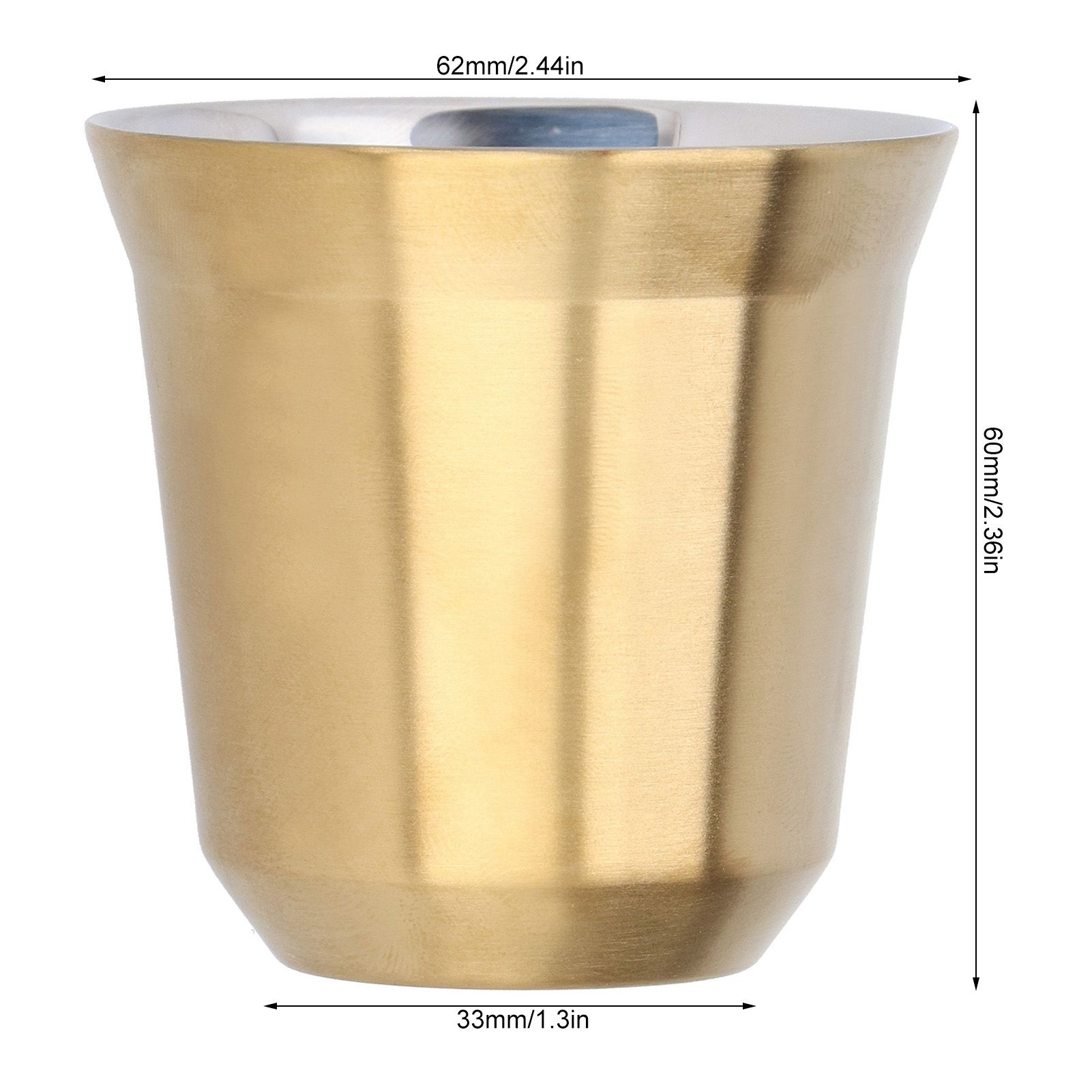 Coffee Mug 304 Stainless Steel Portable Tea Cup for Camping Traveling Kitchen view 12