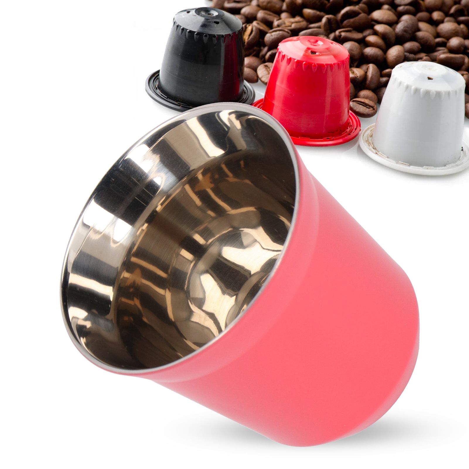 Coffee Mug 304 Stainless Steel Portable Tea Cup for Camping Traveling Kitchen view 10