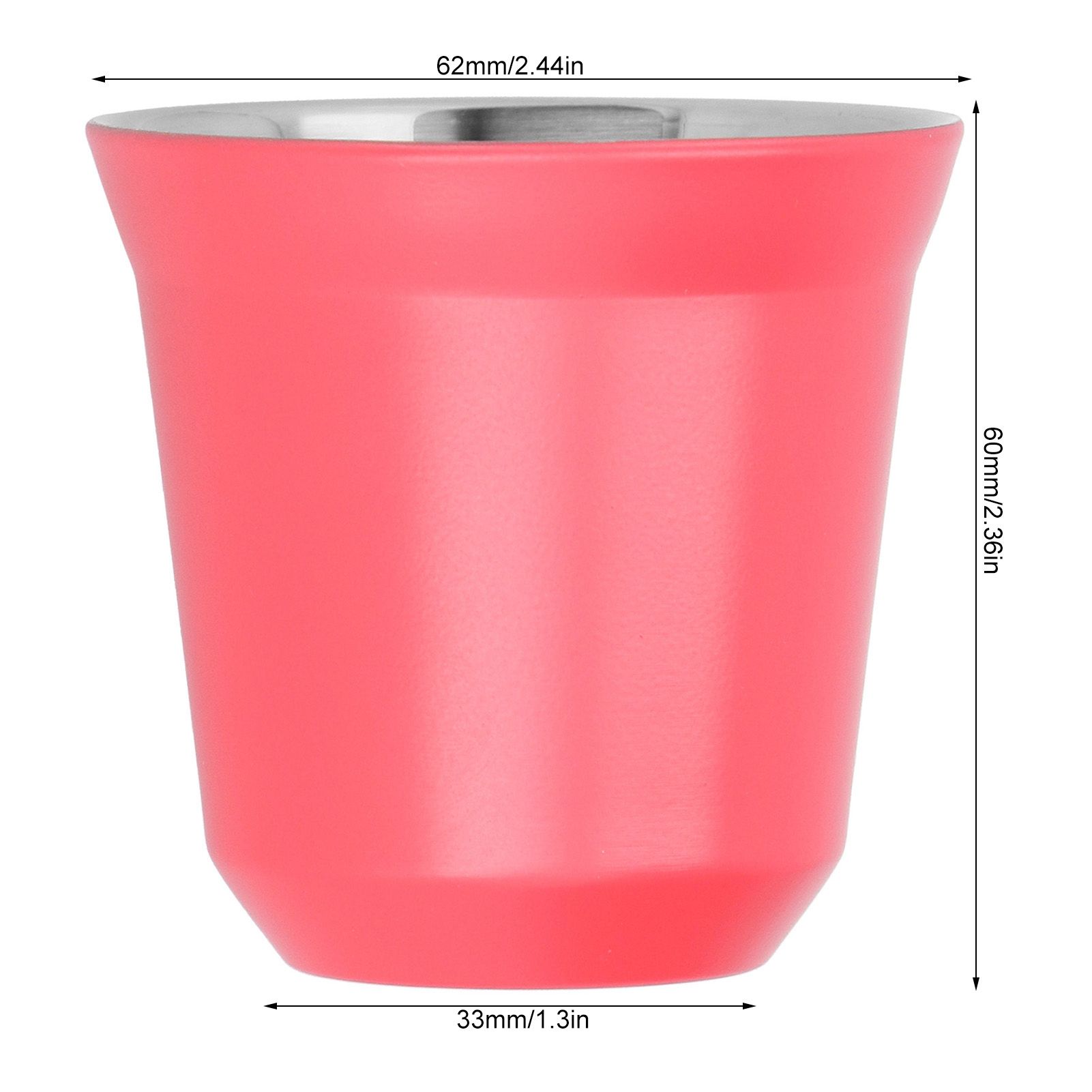 Coffee Mug 304 Stainless Steel Portable Tea Cup for Camping Traveling Kitchen view 12