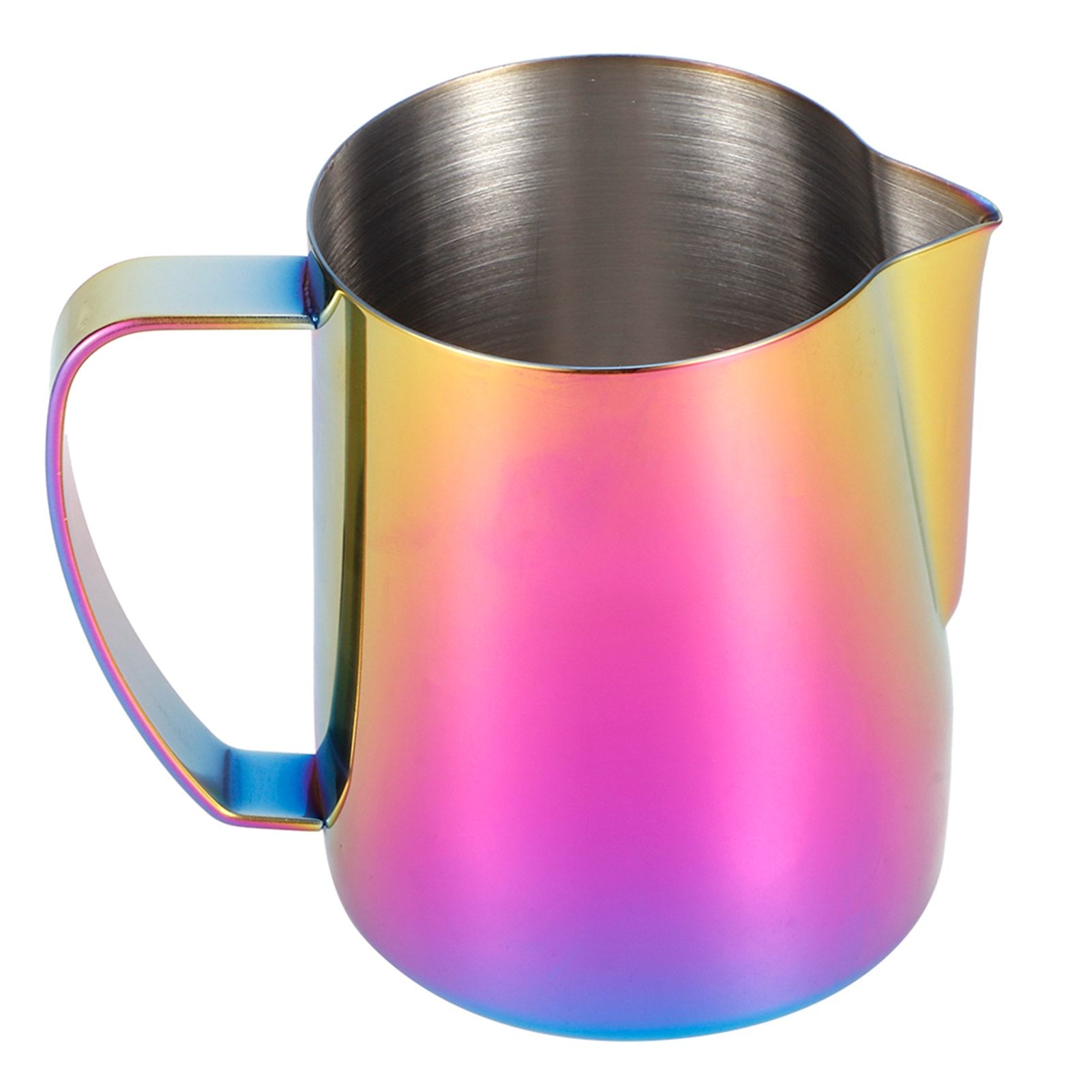 Coffee Cup 304 Stainless Steel Milk Frothing Pitcher Mug with Handle for Latte