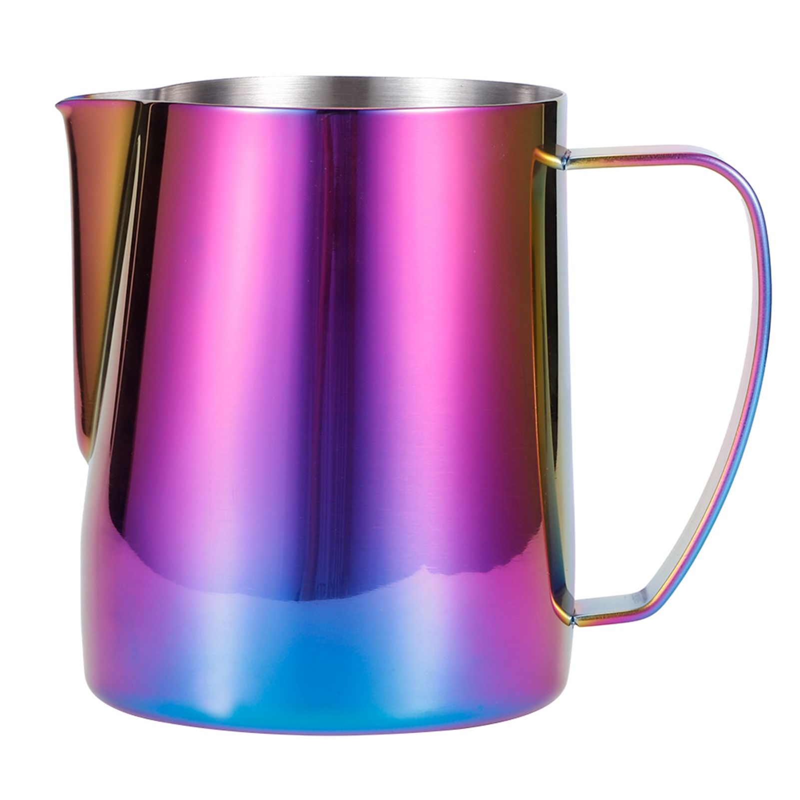 Coffee Cup 304 Stainless Steel Milk Frothing Pitcher Mug with Handle for Latte view 2