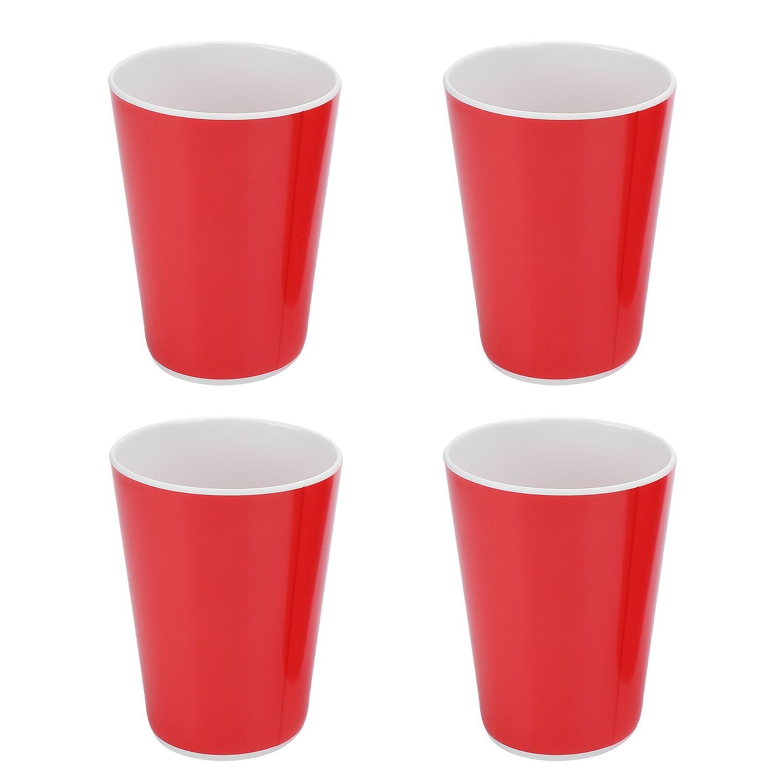 4PCS Imitation Ceramic Water Cup Drinking Mug for Office Home Bar Restaurant
