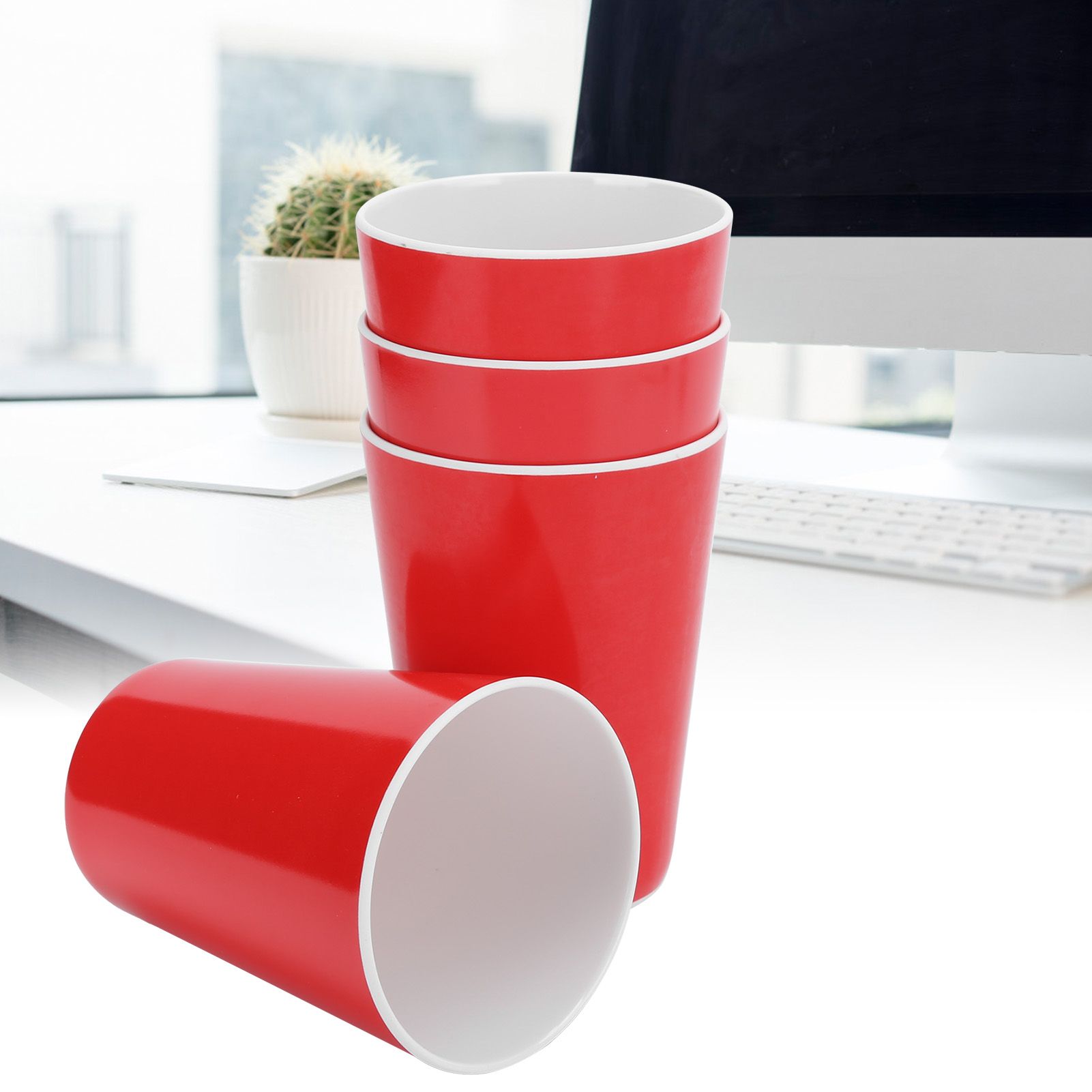 4PCS Imitation Ceramic Water Cup Drinking Mug for Office Home Bar Restaurant view 10